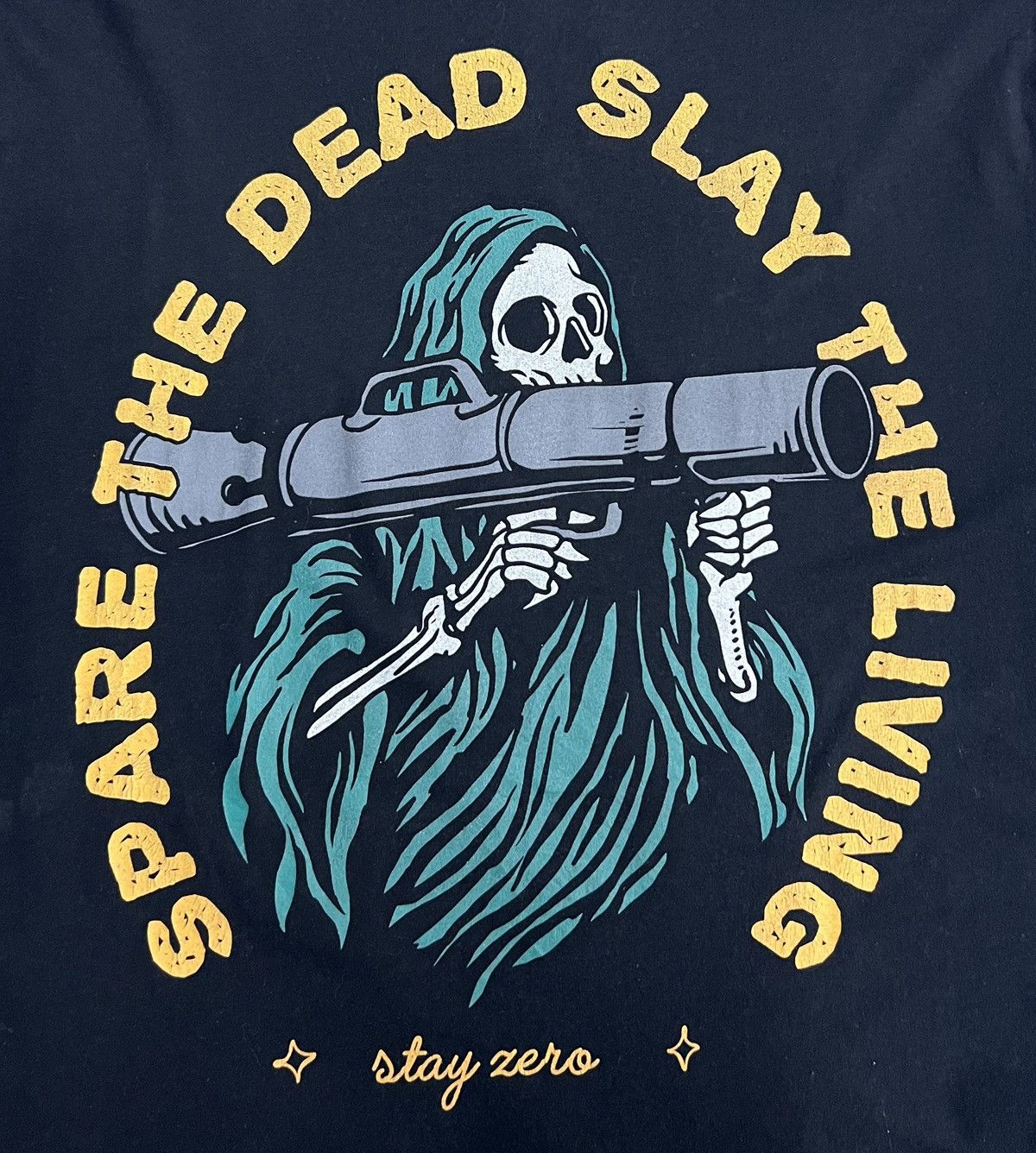 Vintage VINTAGE ZERO FOXTROT SPARE THE DEAD SLAY THE LIVING SHIRT Size US M / EU 48-50 / 2 - 3 Thumbnail