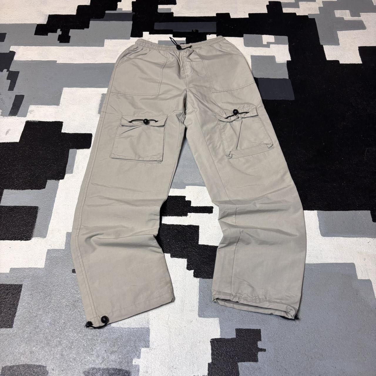 Japanese Brand × Vintage Japanese style nylon parachute cargo pants Size US 32 / EU 48 - 1 Thumbnail