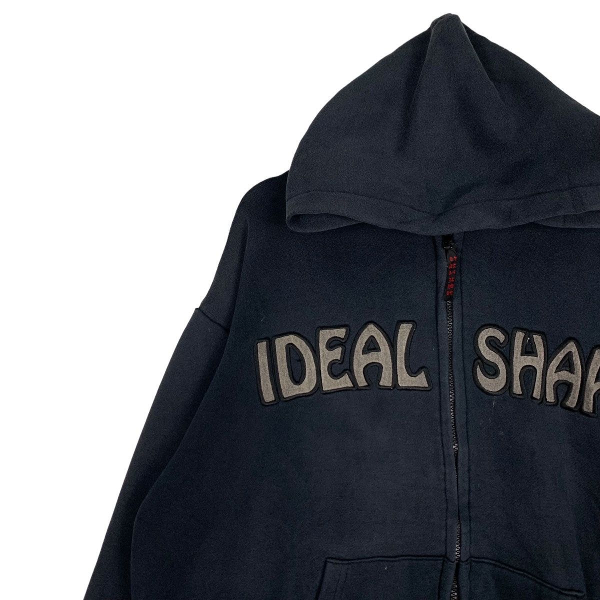 Vintage NEV Ideal Shape Big Logo Zipper Hoodies #0757-C34 Size US L / EU 52-54 / 3 - 5 Thumbnail