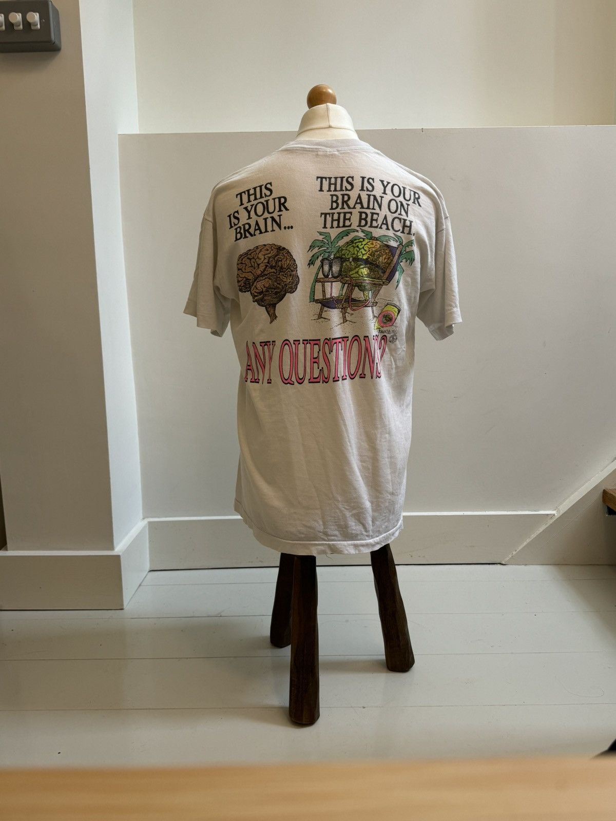 Vintage Vintage Brain Wave T-Shirt Size US L / EU 52-54 / 3 - 4 Thumbnail