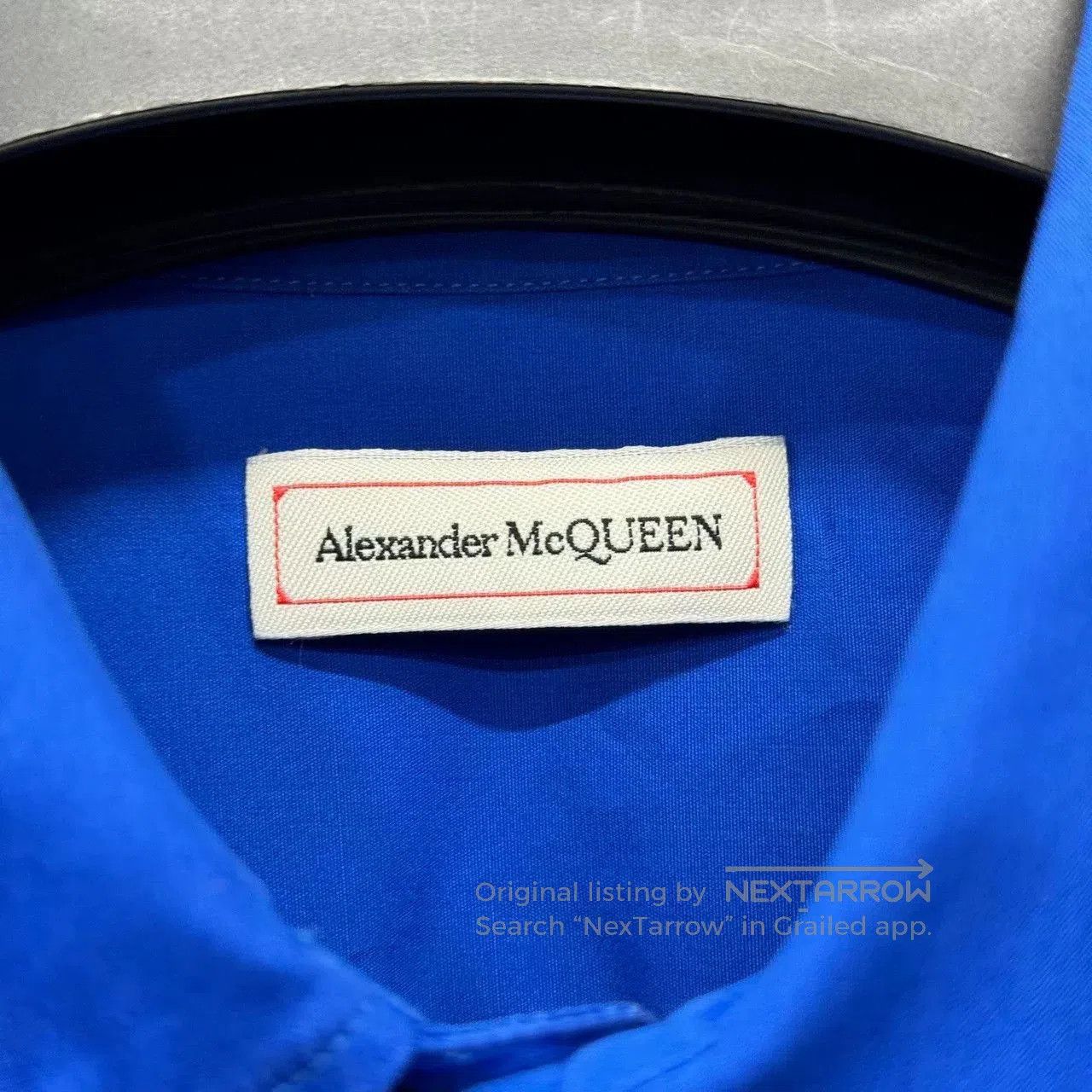 Alexander McQueen Alexander McQueen Blue Shirt Jacket. Size US M / EU 48-50 / 2 - 4 Thumbnail