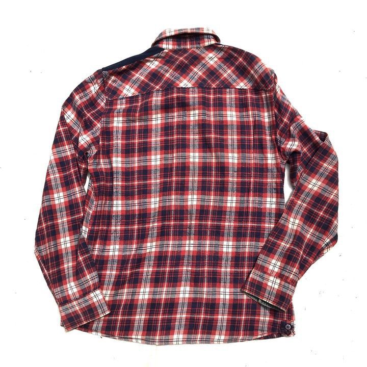 Marithe + Francois Girbaud × Vintage Vintage Mfg Marithe Francois girbaud tartan LongSleeve Shirt Size US M / EU 48-50 / 2 - 8 Thumbnail