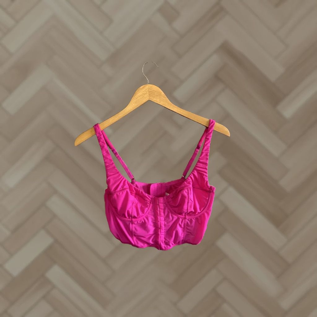 Vintage VINTAGE? Out From Under Womens Pink Bralette Large L Pink Bralette Women L size Bralette Womens Pink Large Out From Under Men's? Size ONE SIZE - 1 Thumbnail