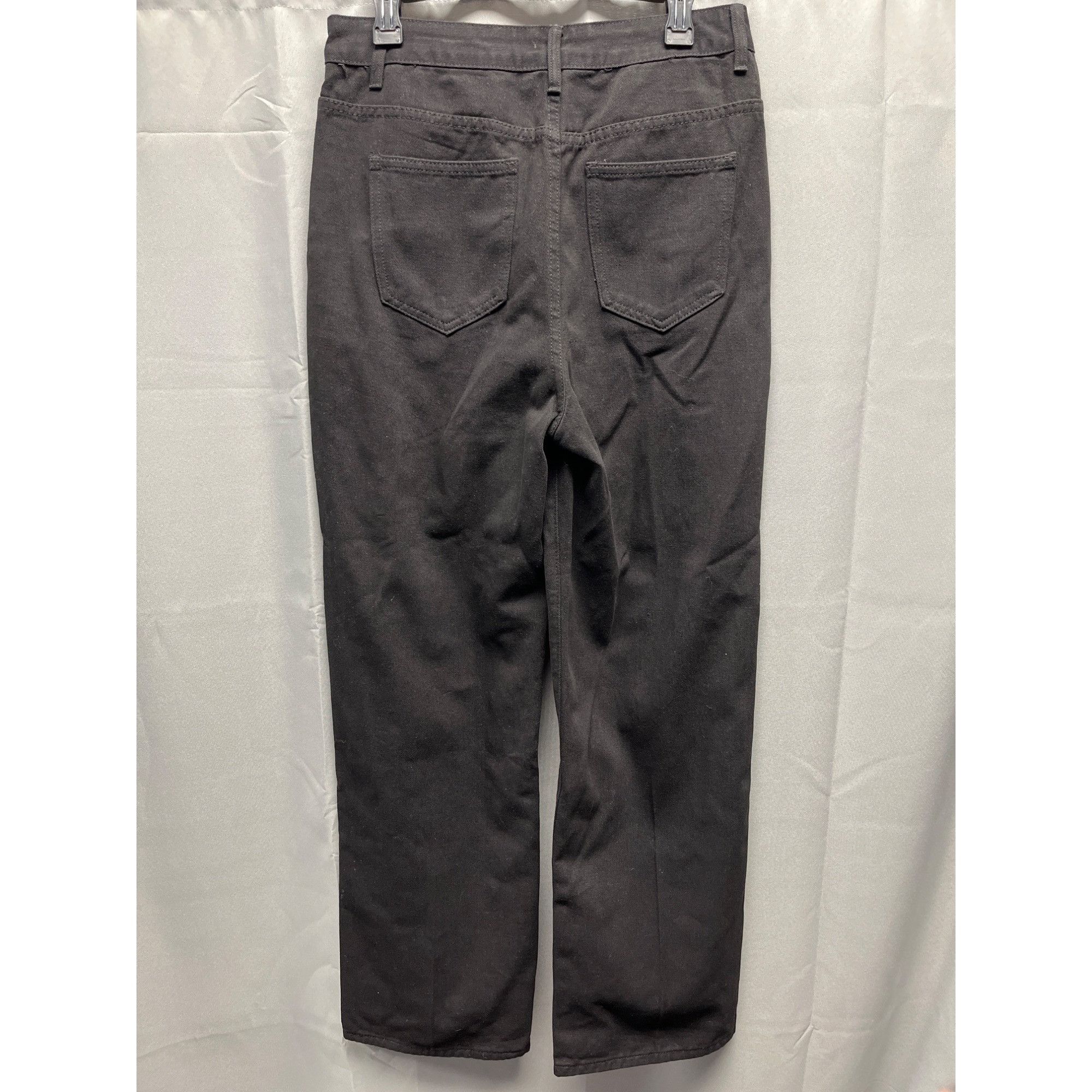 Shein Shein Women's Black Figure Design Jeans/Wide Leg Size L SKU Size 32" / US 10 / IT 46 - 3 Thumbnail