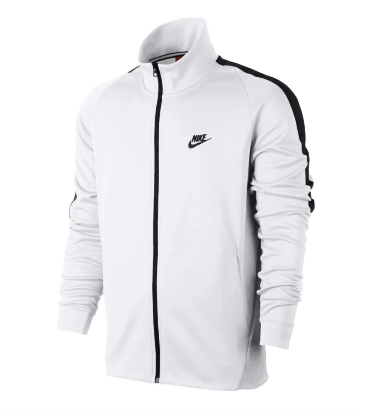 Nike White nike zip up Size US L / EU 52-54 / 3 - 1 Thumbnail