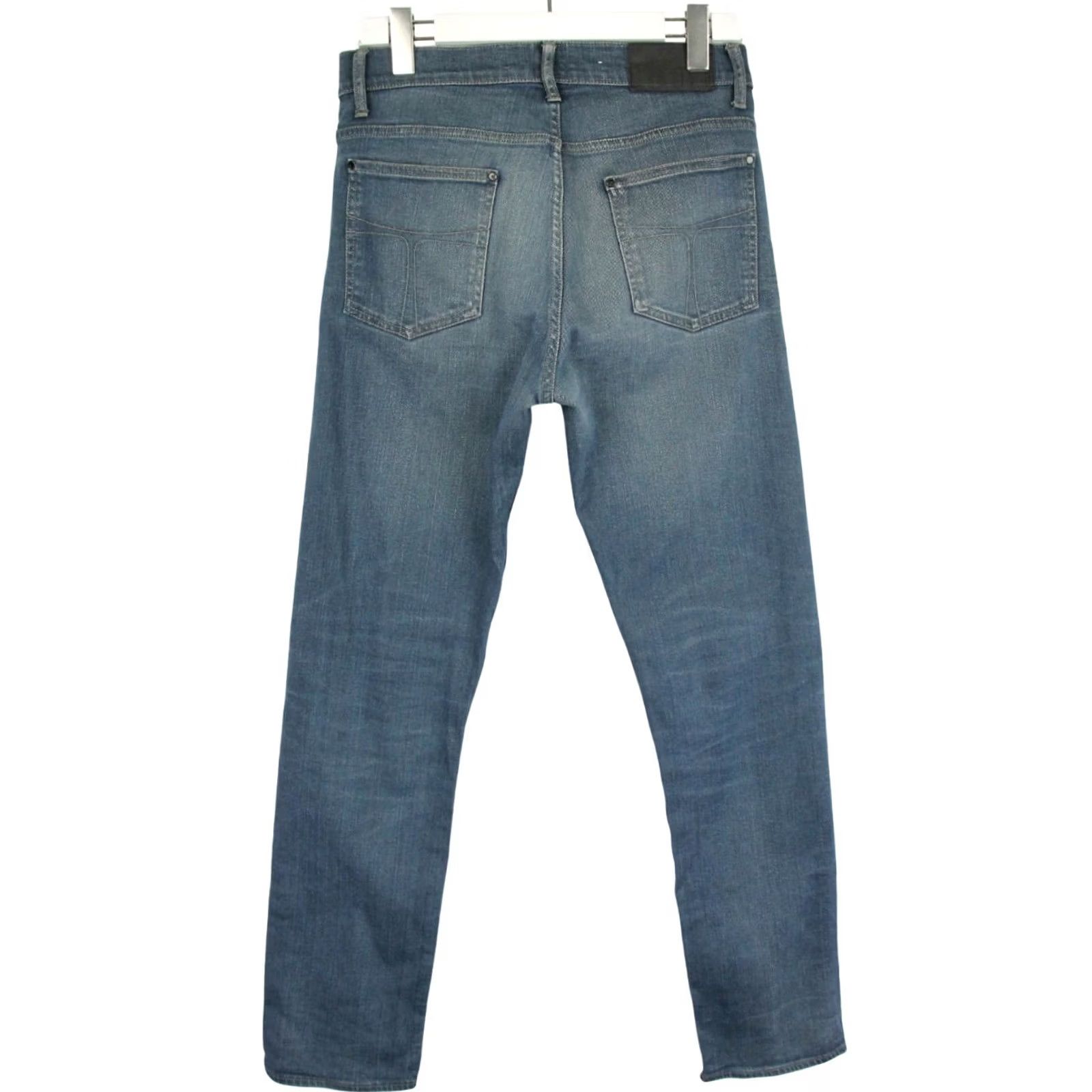 Tiger of Sweden TIGER OF SWEDEN Iggy Ivy Fuel Jeans Slim Fit W33/L34 Whiskers Faded Blue Denim Men Size US 33 - 2 Thumbnail