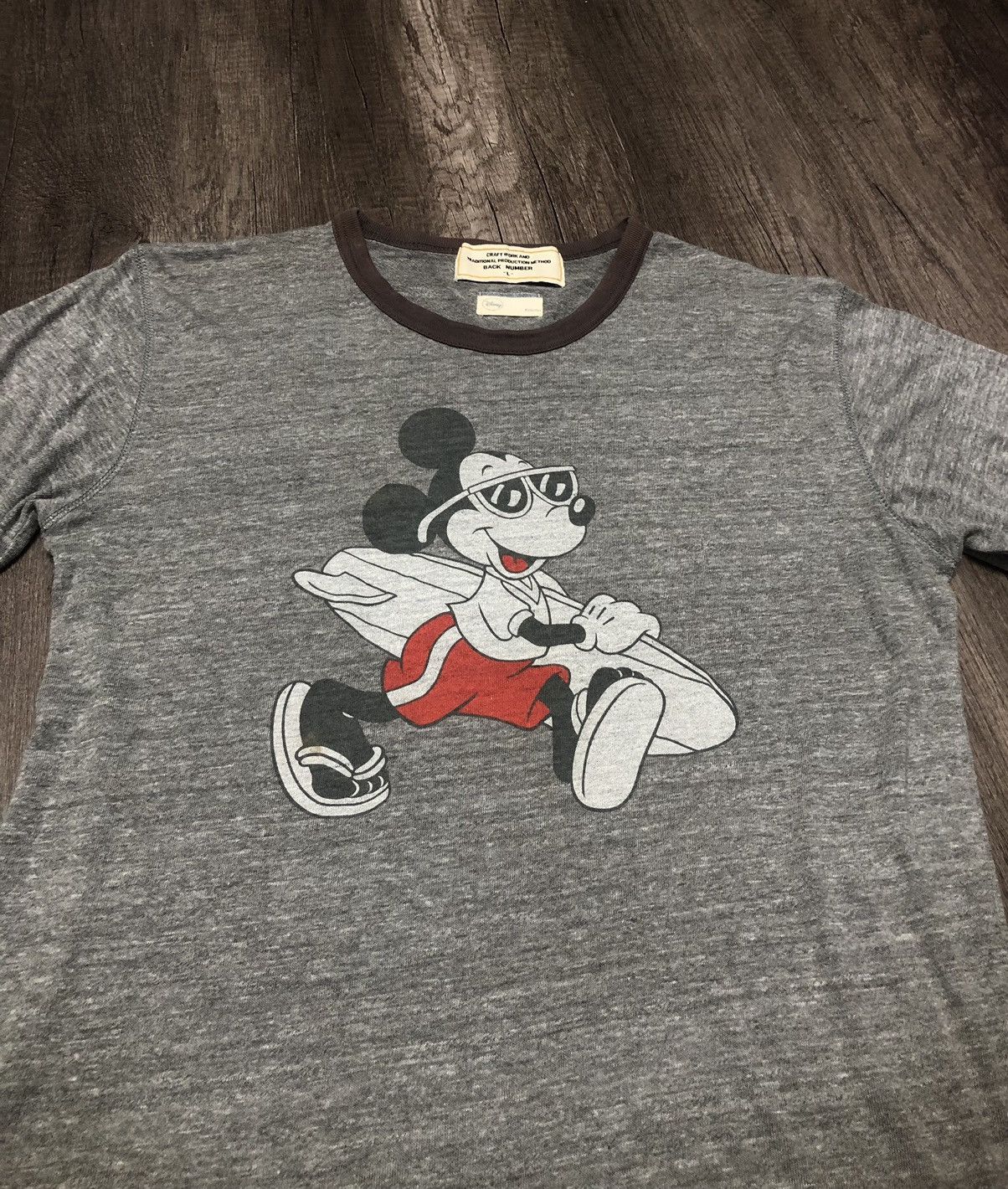 Disney × Japanese Brand Vintage Back Number x Disney x Mickey Long Sleeve Tee Shirt Size US M / EU 48-50 / 2 - 4 Thumbnail