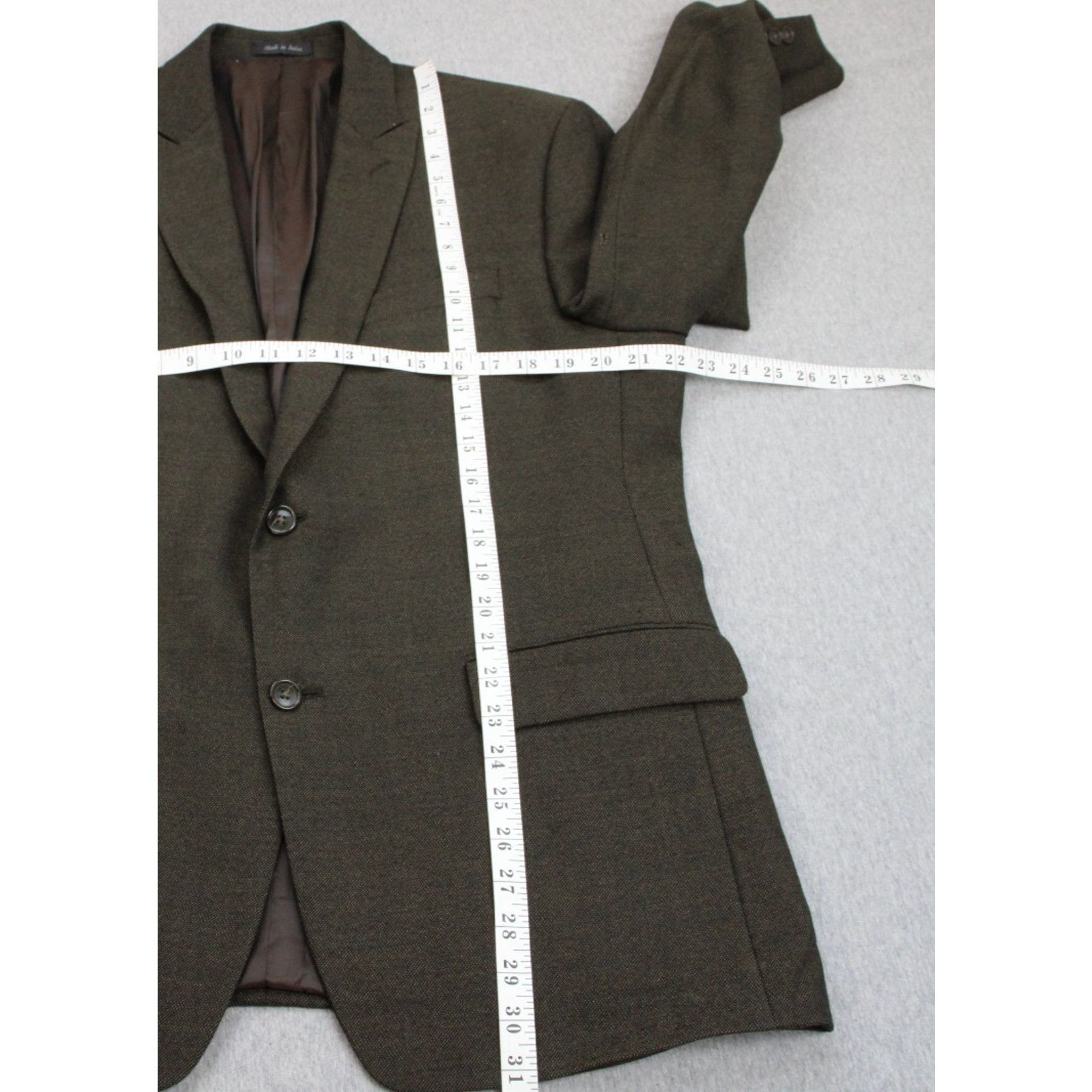Calvin Klein Calvin Klein Blazer Mens 42R Wool Lined 2 Button Size 42R - 13 Thumbnail