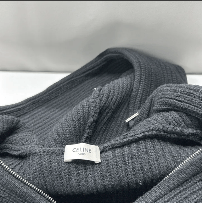 Celine Celine wool zip-up hooded jacket Size US L / EU 52-54 / 3 - 3 Thumbnail