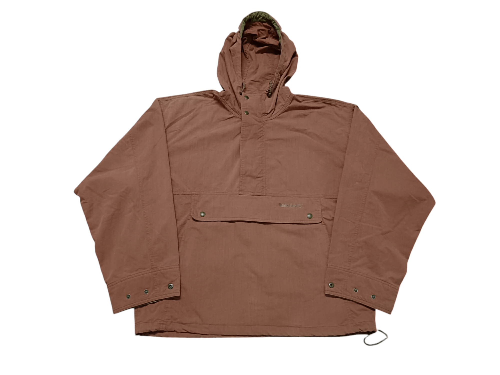 Timberland Vintage Timberland Anorak Half Zipper Hoodie Jacket Size US M / EU 48-50 / 2 - 1 Thumbnail