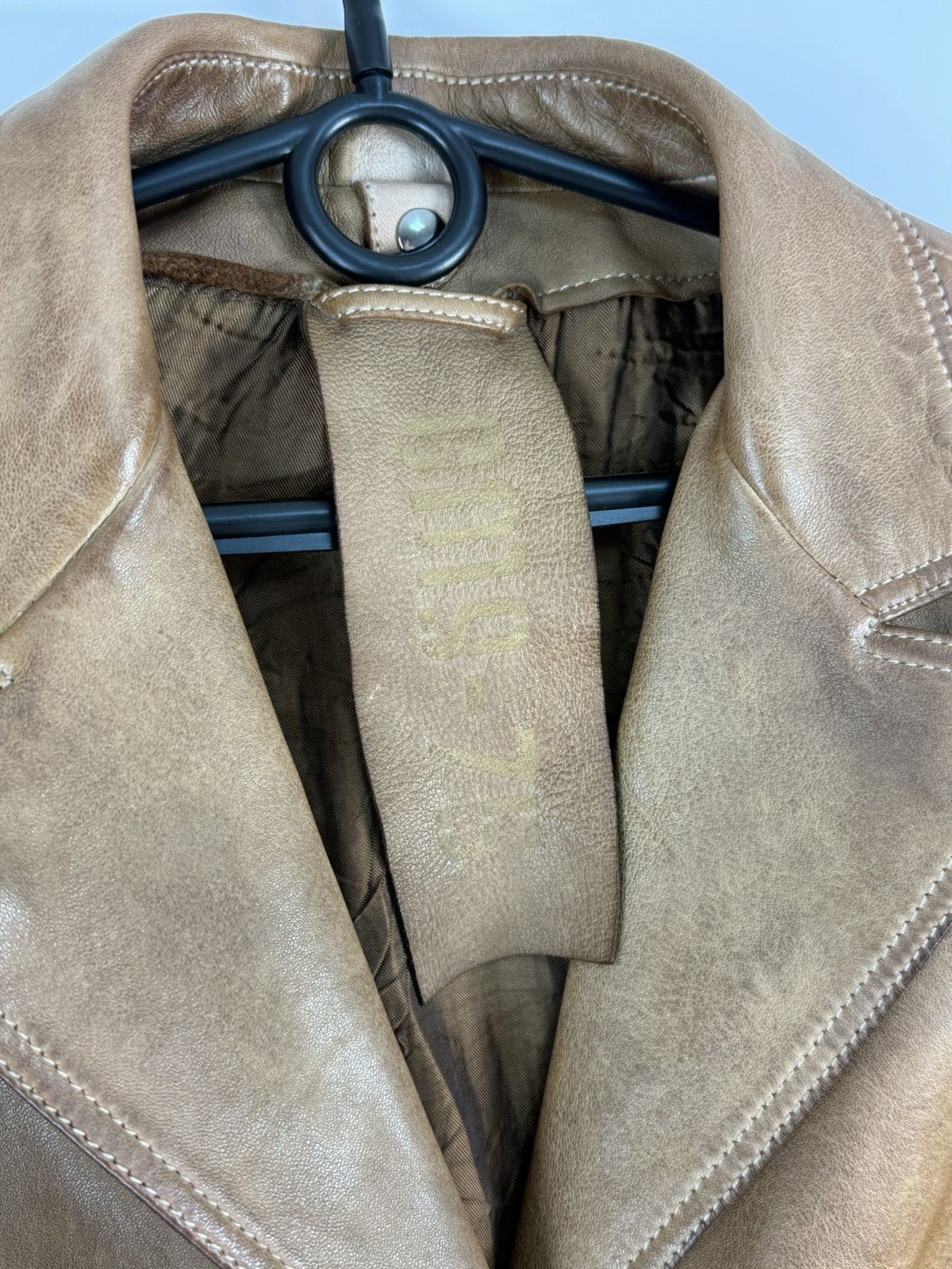 Gimo's Gimo’s GMS-75 Brown Leather jacket size L Size L / US 10 / IT 46 - 7 Thumbnail