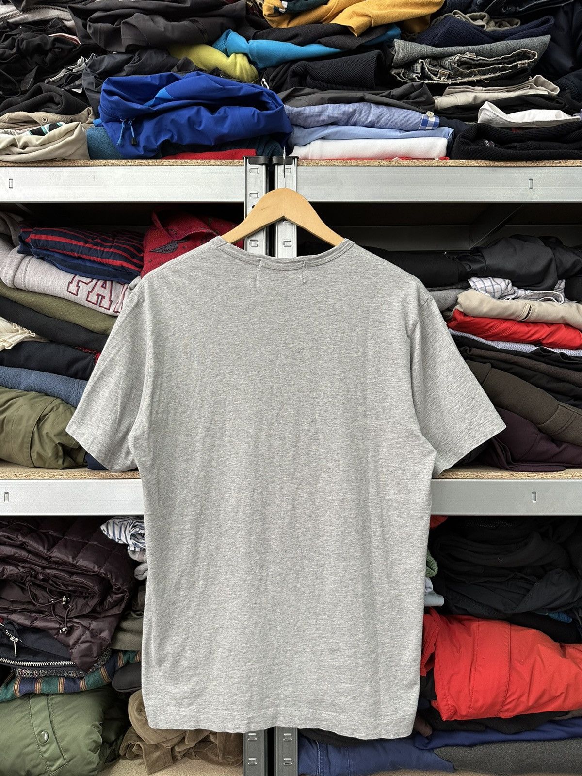 Comme des Garcons SHIRT Comme Des Garçons Shirt Grey T-Shirt Basic Japan Junya Tee Size US L / EU 52-54 / 3 - 10 Thumbnail