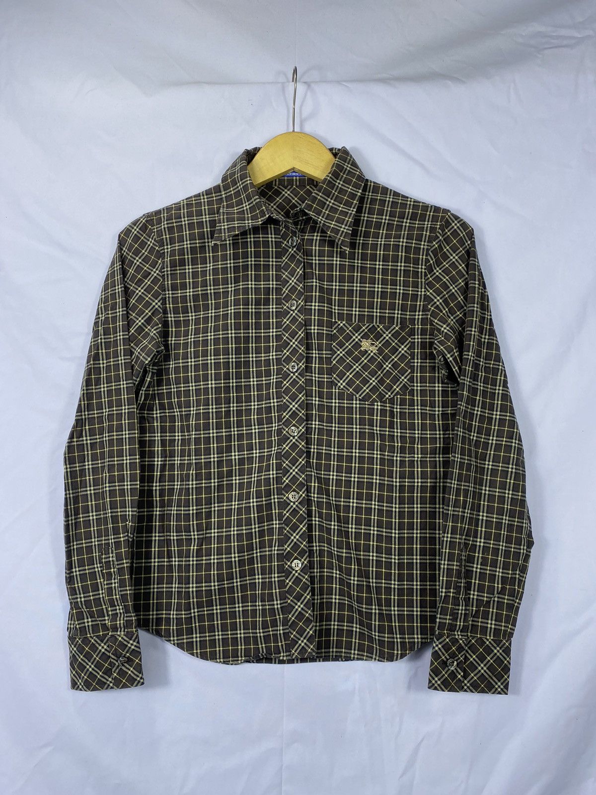 Burberry BURBERRYS CLASIC LOGO PLAID BUTTON DOWN SHIRT Size US S / EU 44-46 / 1 - 1 Thumbnail