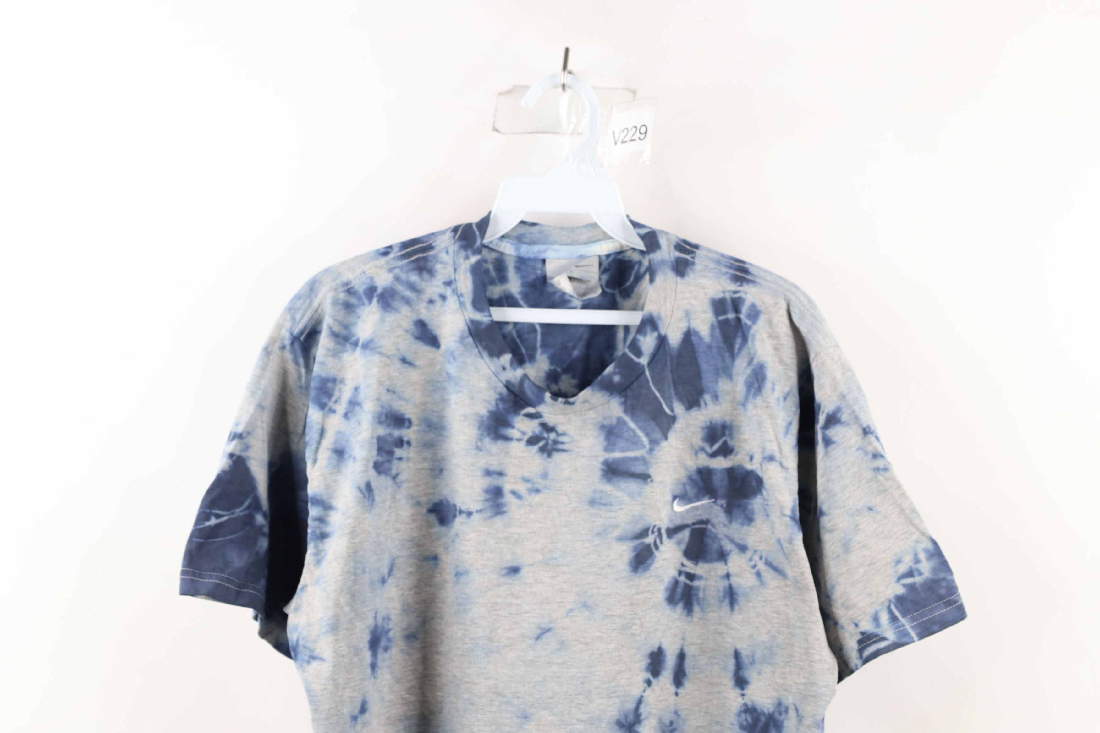Vintage Vintage Nike Acid Wash Travis Scott Mini Swoosh T-Shirt Size US L / EU 52-54 / 3 - 2 Thumbnail