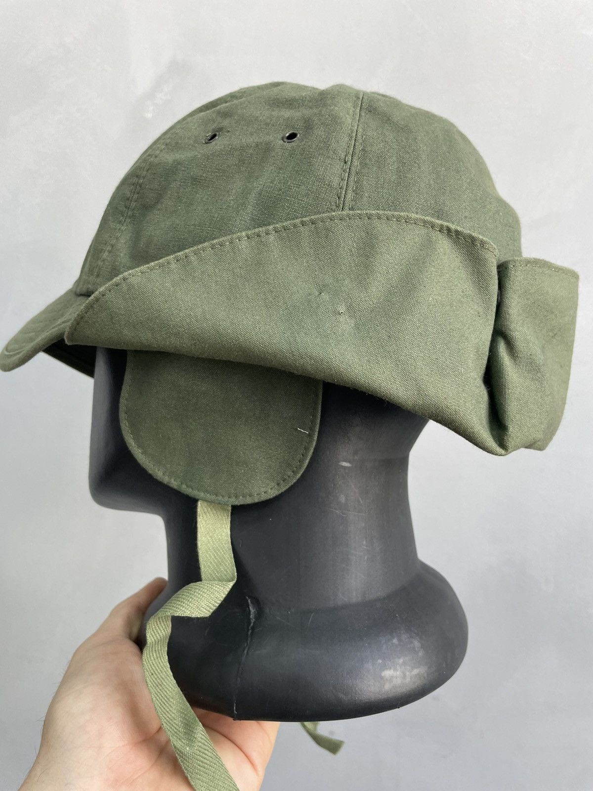 Japanese Brand Vintage rare Japanese military army Rick owens style hat cap Size ONE SIZE - 6 Thumbnail