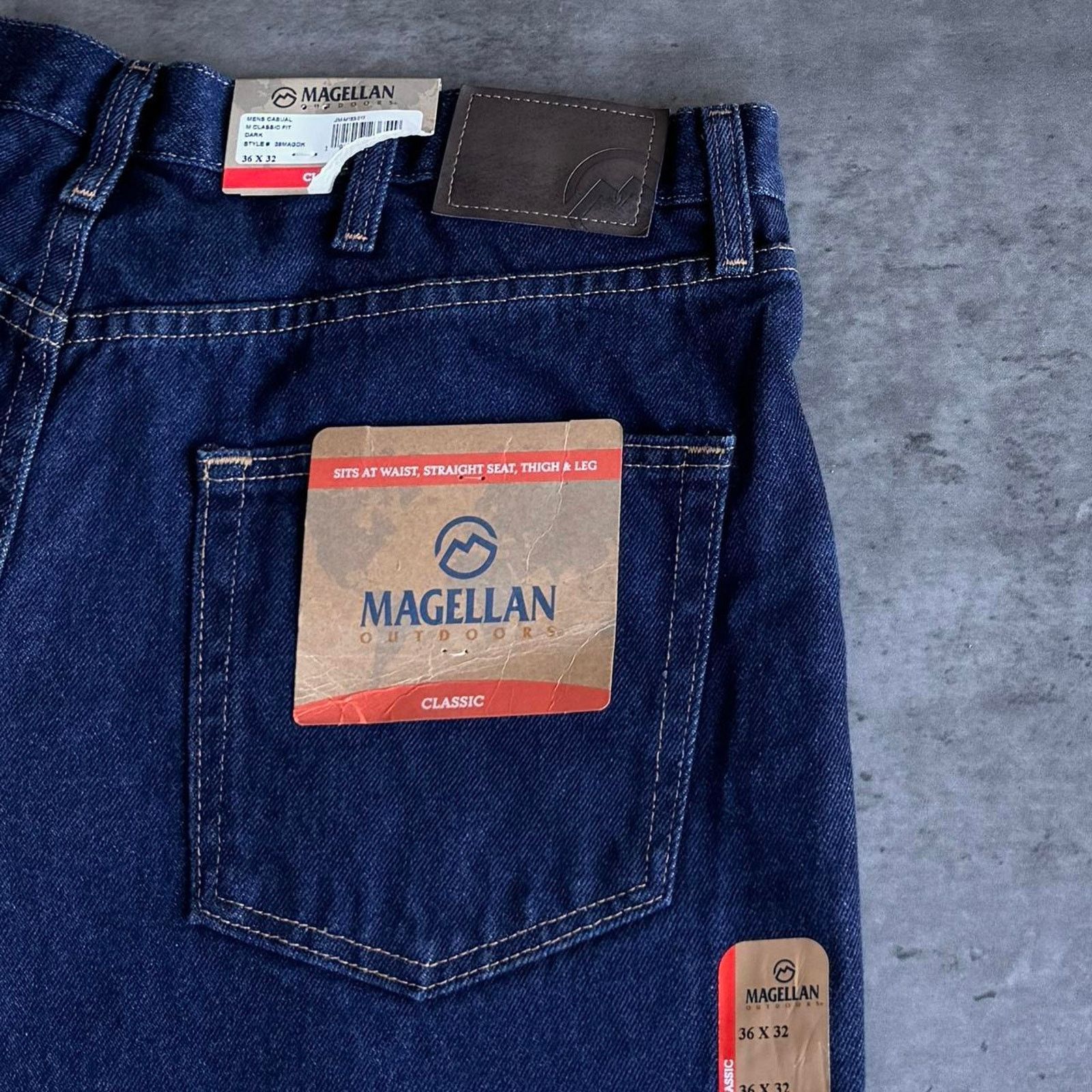 Japanese Brand × Vintage Brand New Magellan Outdoors Baggy Grunge Opium Jeans Size US 36 / EU 52 - 3 Thumbnail