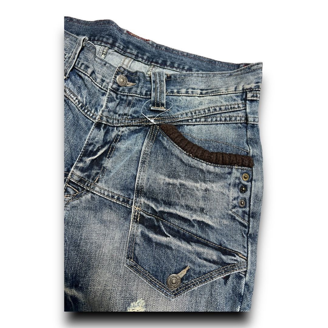 Japanese Brand × PPFM PPFM DISTRESSED DENIM JAPANESE BRAND JEANS Size US 33 - 10 Thumbnail