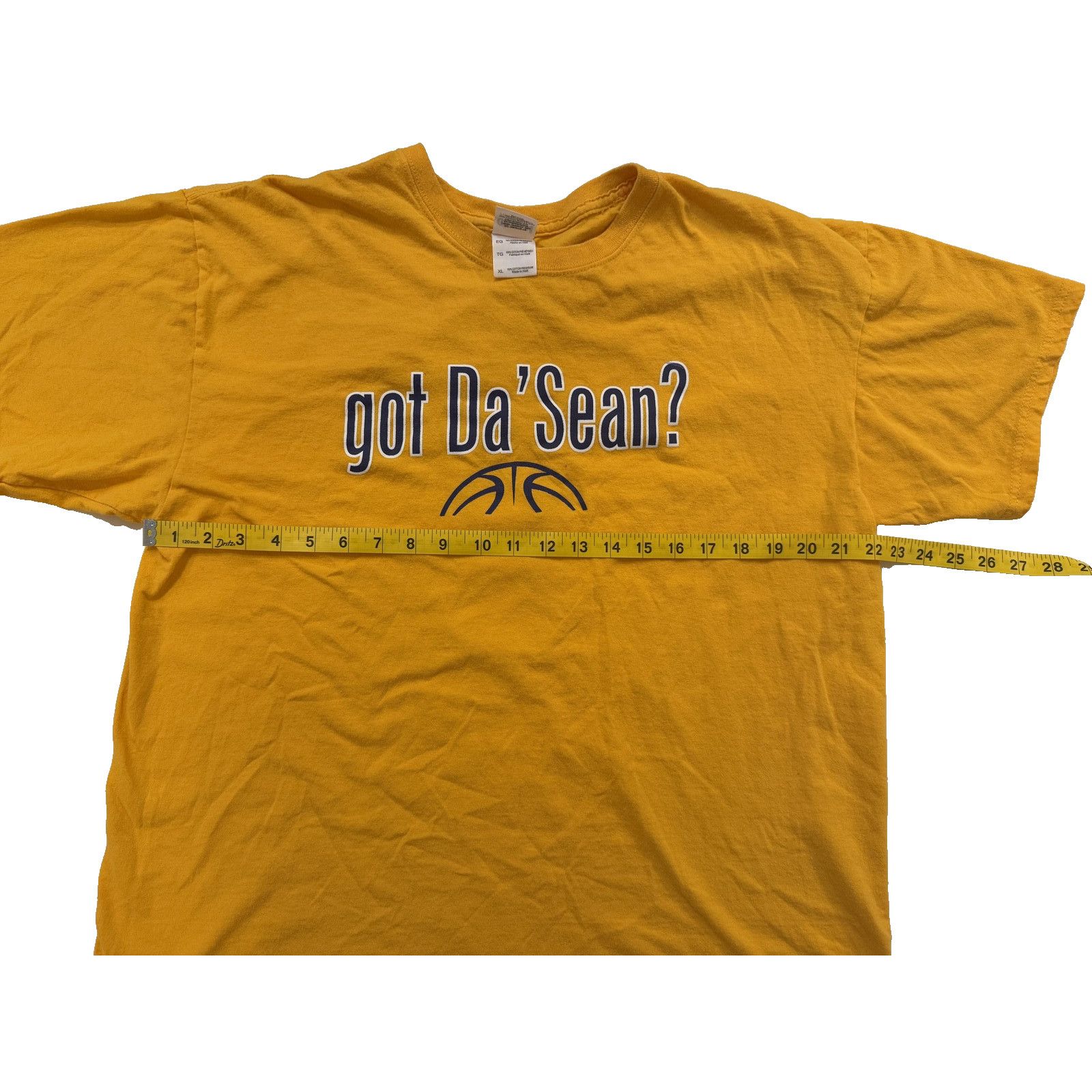 Gildan West Virginia Mountaineers XL NCAA Basketball Got Da'Sean? Size US XL / EU 56 / 4 - 4 Thumbnail