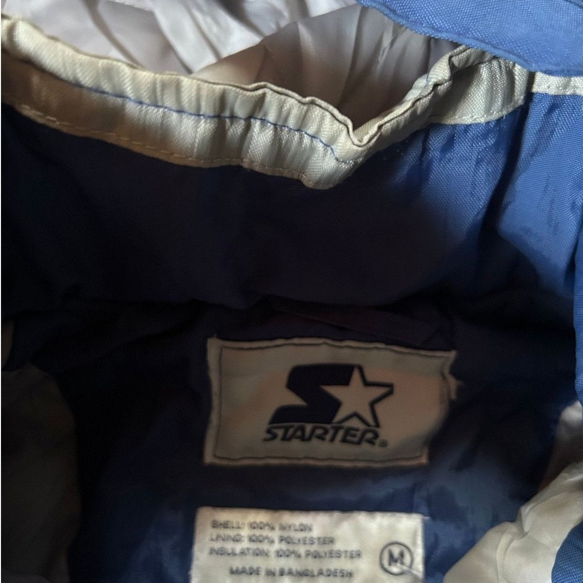 Starter 90's Vintage Kansas City Royals Starter Blue Puffer Jacket S Size US S / EU 44-46 / 1 - 3 Thumbnail