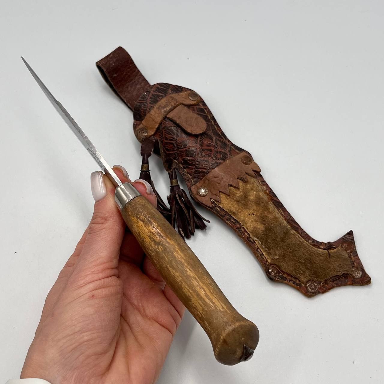 Vintage Rostfri Med Skarpa Morakniv Puukko Hunting Knife Fixed Blade Size ONE SIZE - 3 Thumbnail