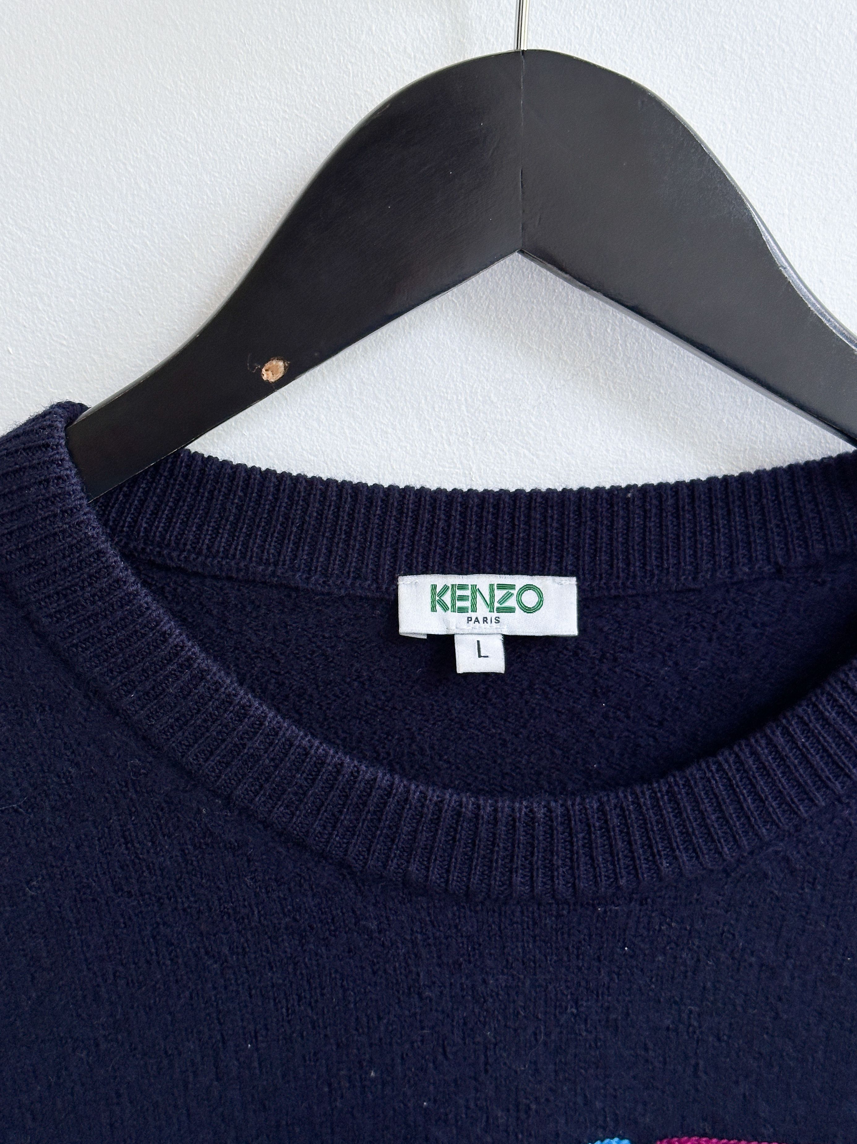 Kenzo Kenzo Wool Sweater Jumper Size M / US 6-8 / IT 42-44 - 6 Thumbnail