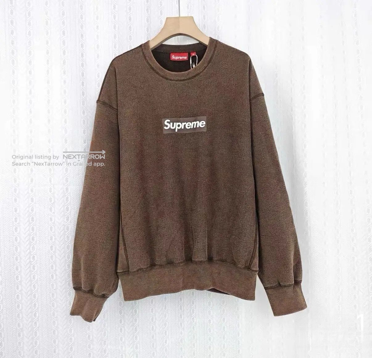 激レア! 2003SS OLD SUPREME “SURF STYLE”フーディ Supreme × Vintage 2003 Supreme Surfstyle Hoodie Brown L | Grailed