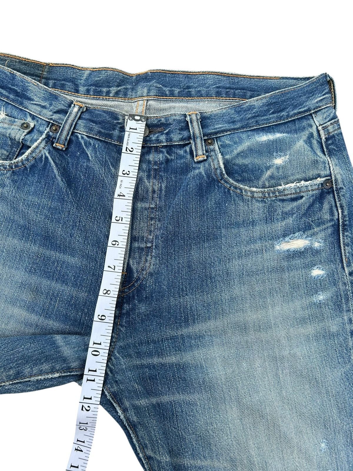 Kapital Vintage SpellBound Selvedge Distressed Denim Jeans Size US 34 / EU 50 - 19 Thumbnail
