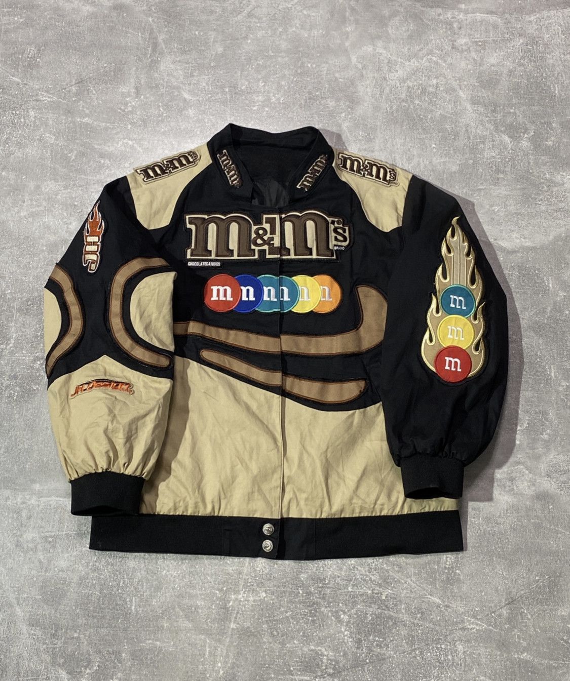 Japanese Brand Vintage M&M's Embroidery Racing Moto Y2K Jacket Size US M / EU 48-50 / 2 - 1 Thumbnail