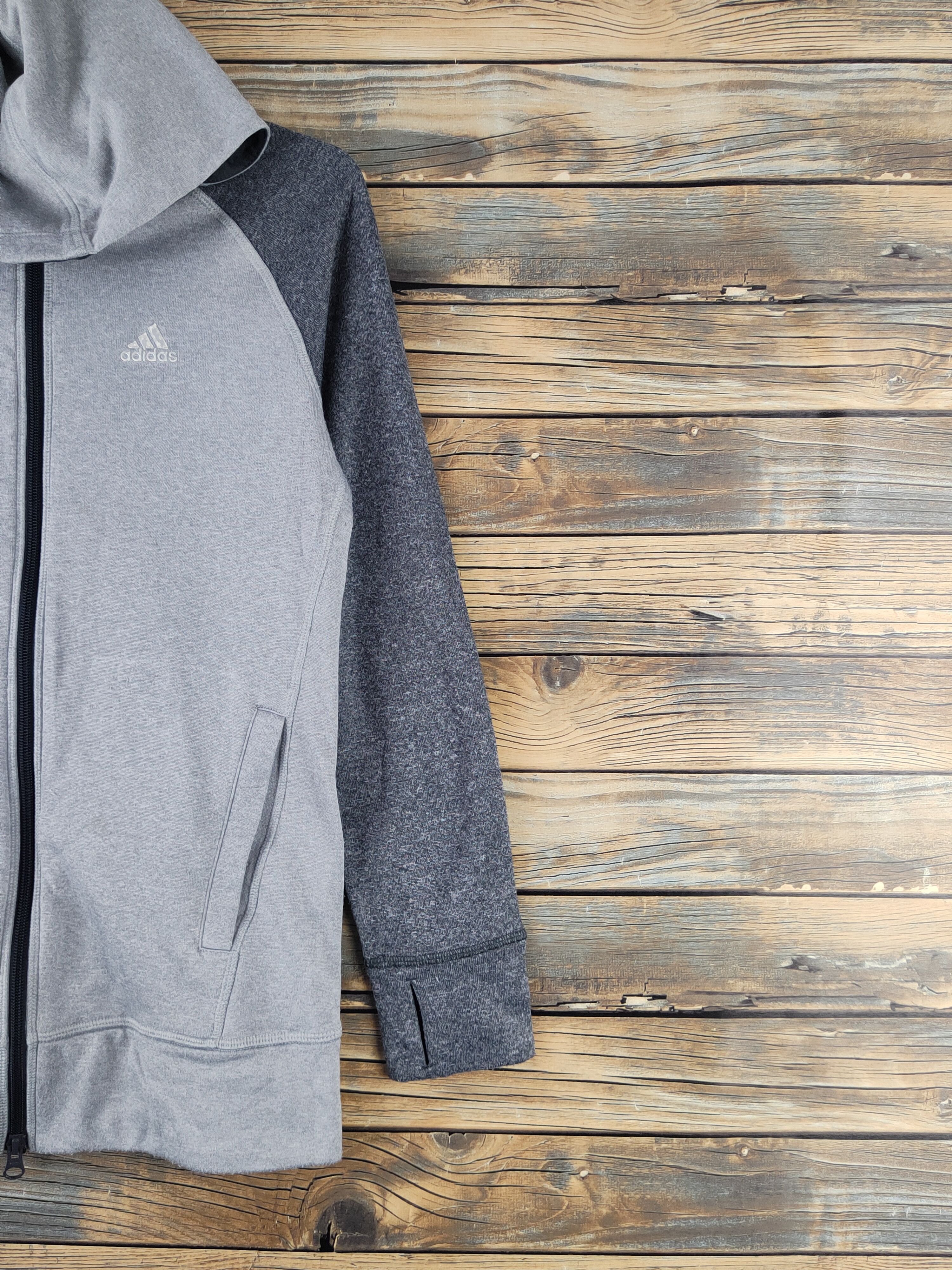 Adidas DL Adidas Gray Hoodie Sweaters #2493 Size S / US 4 / IT 40 - 6 Thumbnail