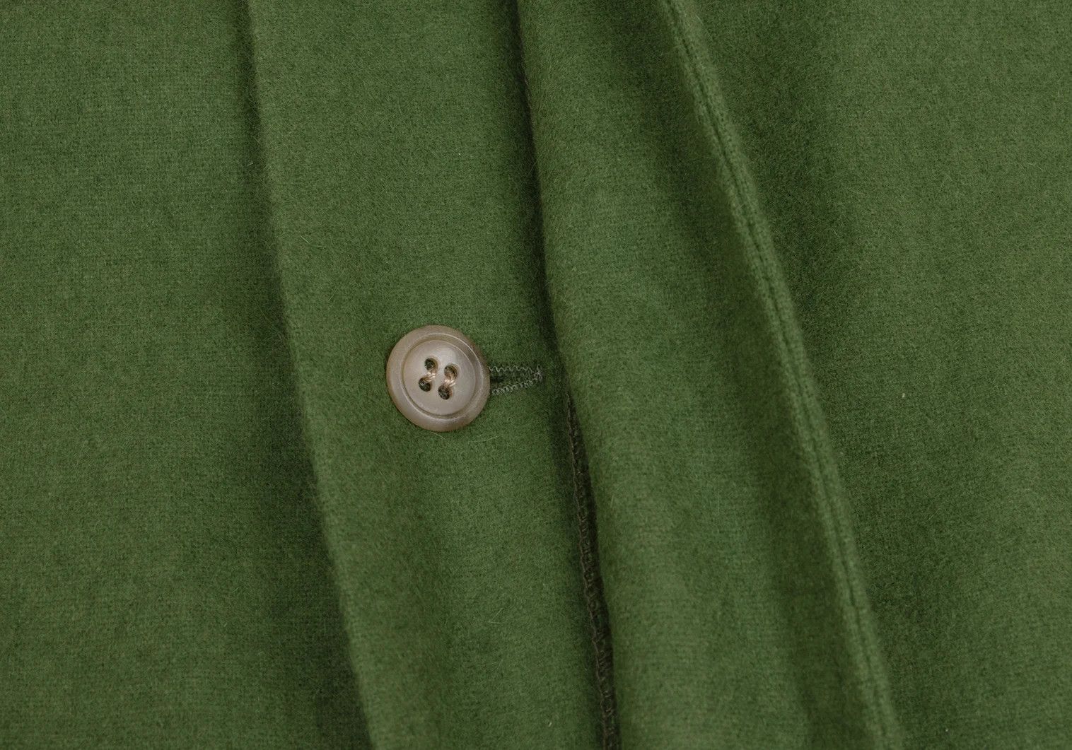 Yohji Yamamoto Yohji Yamamoto Flannel Shirt Green Size L Size US L / EU 52-54 / 3 - 9 Thumbnail
