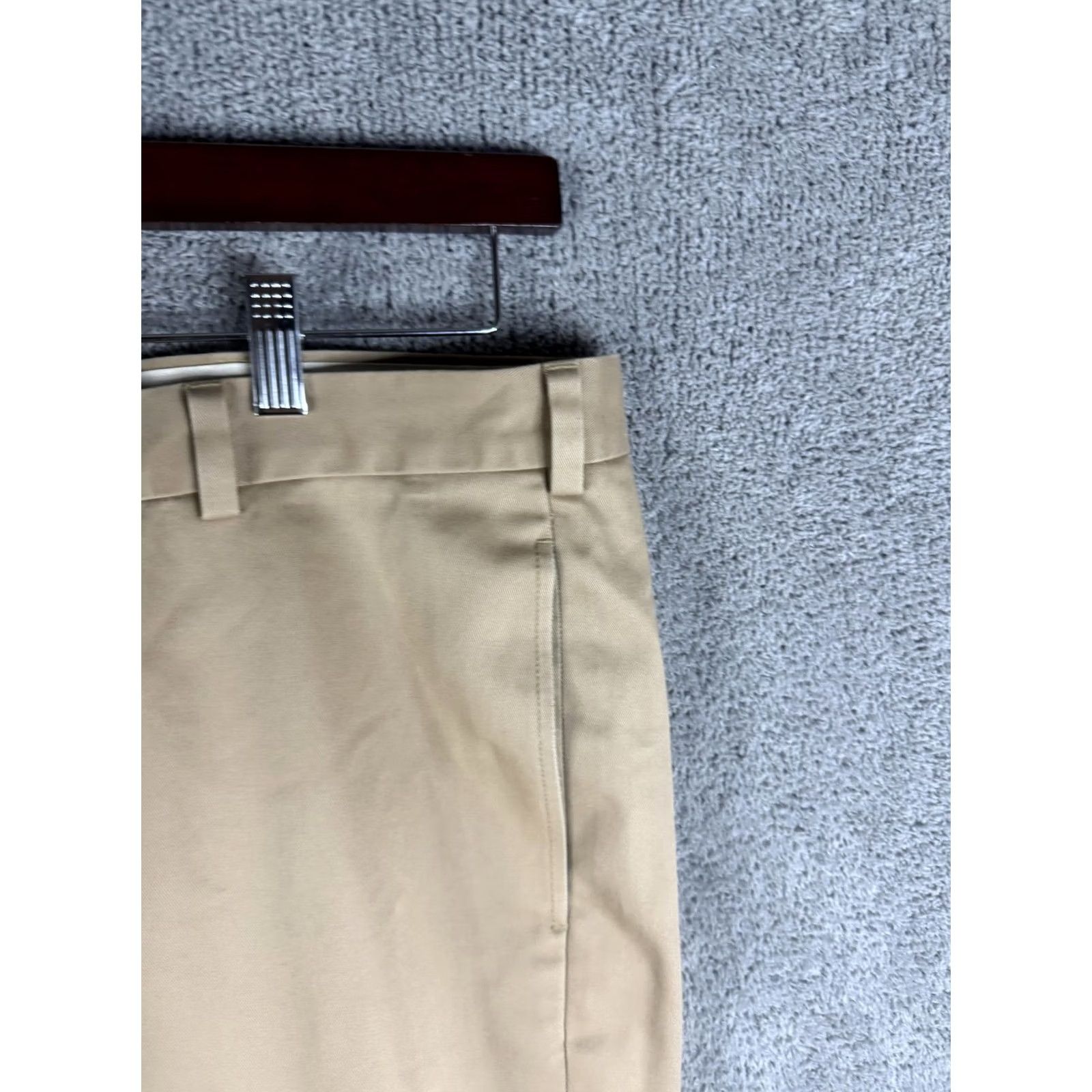 Brooks Brothers Brooks Brothers Pants Chino Hudson Flat Front Cotton Mens 36 Beige 36x31 Regular 100% Cotton Pockets Straight Zip Front Casual Business Vintage No Size US 36 / EU 52 - 3 Thumbnail