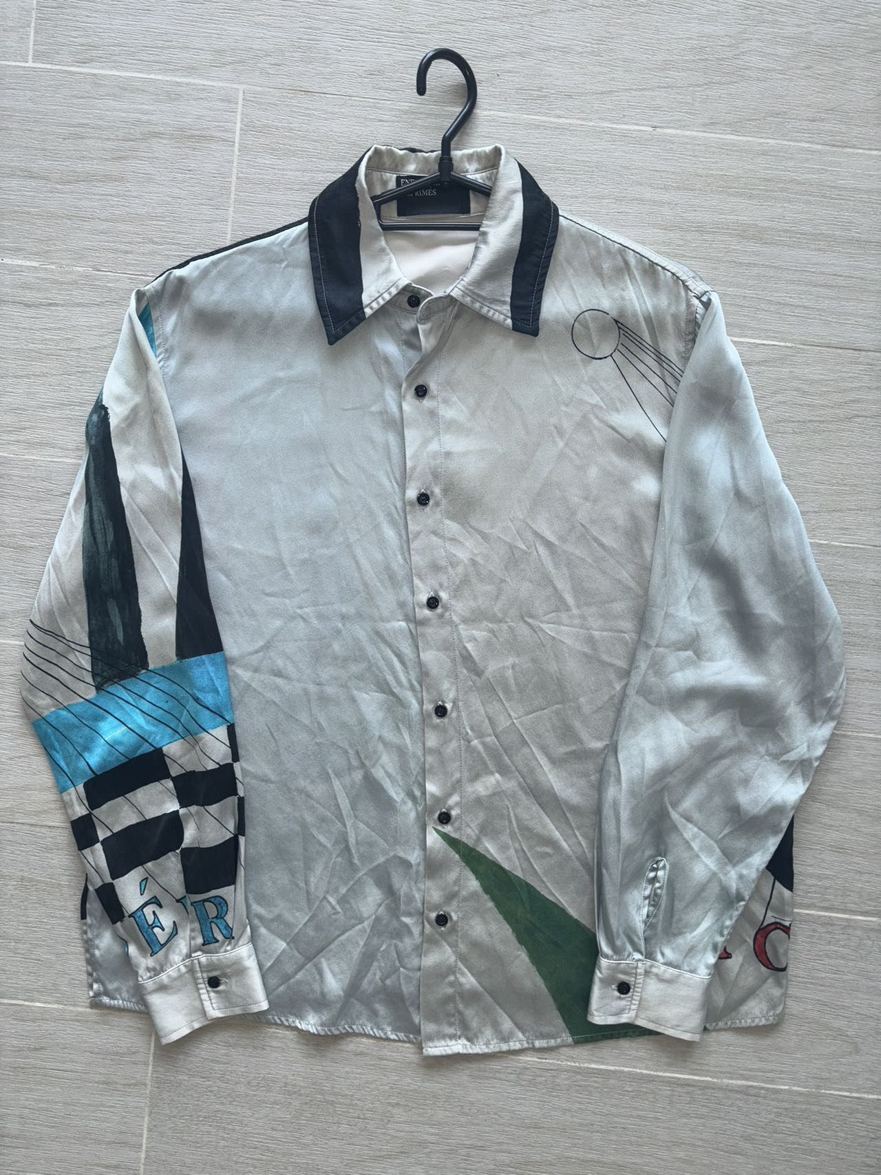 Enfants Riches Deprimes enfants riches deprimes 19ss logo painting blue shirt Size US S / EU 44-46 / 1 - 3 Thumbnail
