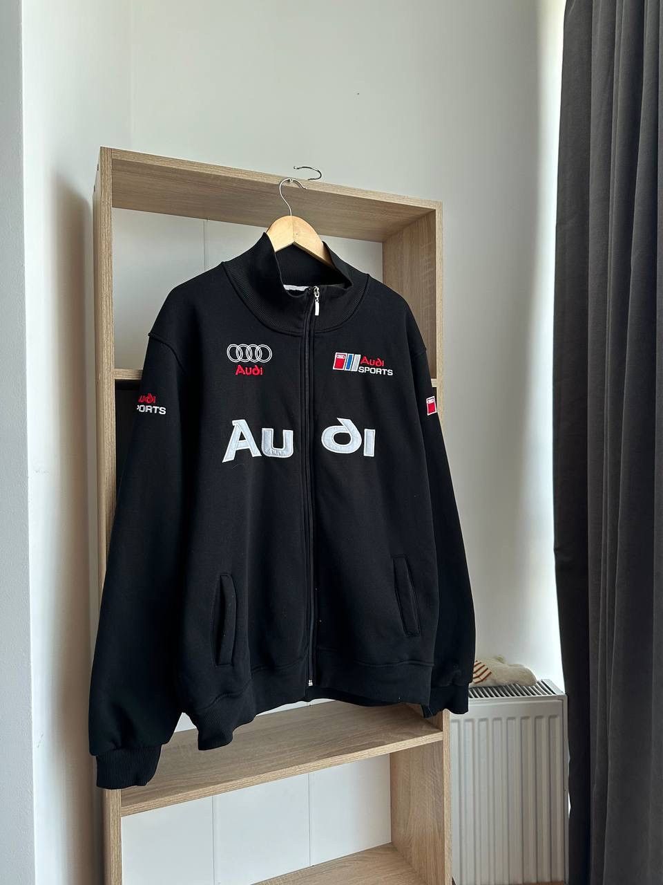 Audi × Vintage Vintage Audi Racing Black Full Zip Hoodie Size US M / EU 48-50 / 2 - 7 Thumbnail