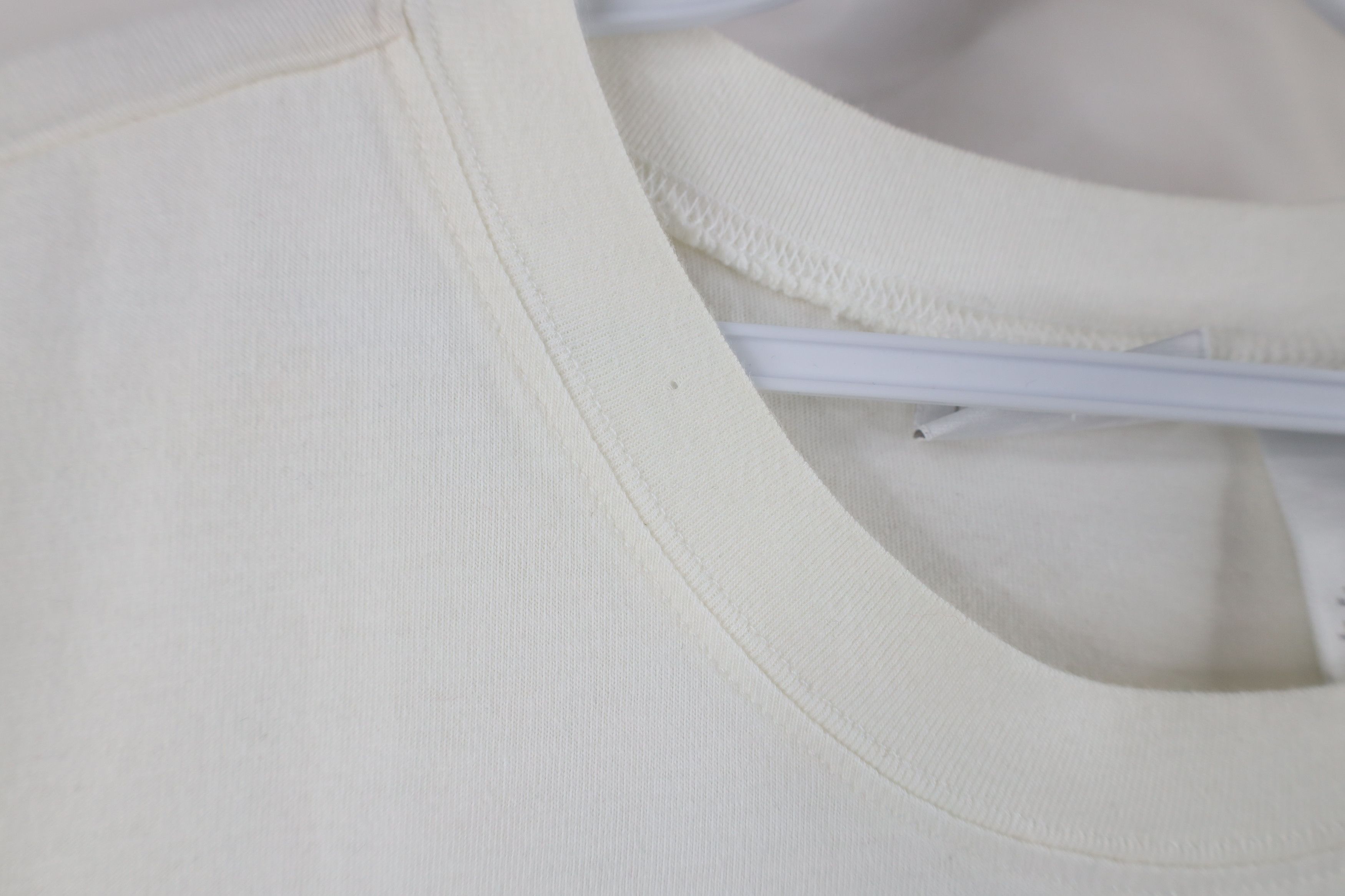 Vintage Vintage 90s Streetwear Cotton Short Sleeve T-Shirt White Size 3XL / US 20-22 - 5 Thumbnail