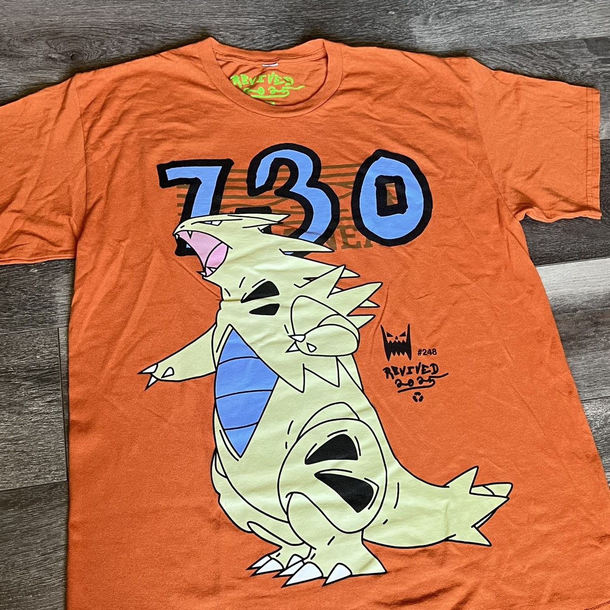 Asspizza Asspizza Babbitt Revived Pokemon Tyranitar Graphic Logo Tee Size US L / EU 52-54 / 3 - 3 Thumbnail