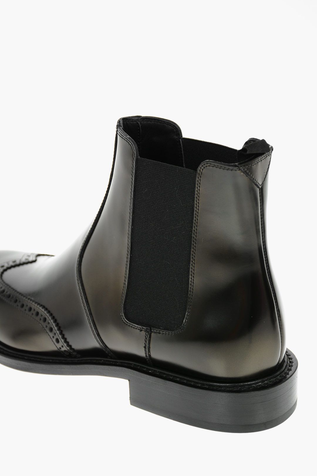 og1mm0724 Leather Chelsea Boots in Dark Chocolate Brown