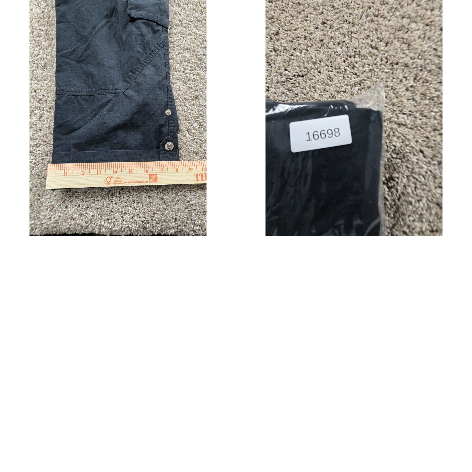 Ralph Lauren VINTAGE Lauren Ralph Lauren Cargo Pants Womens Black Size 2 Straight Wide Leg Cargo Pants City Preppy Size 26" / US 2 / IT 38 - 8 Thumbnail