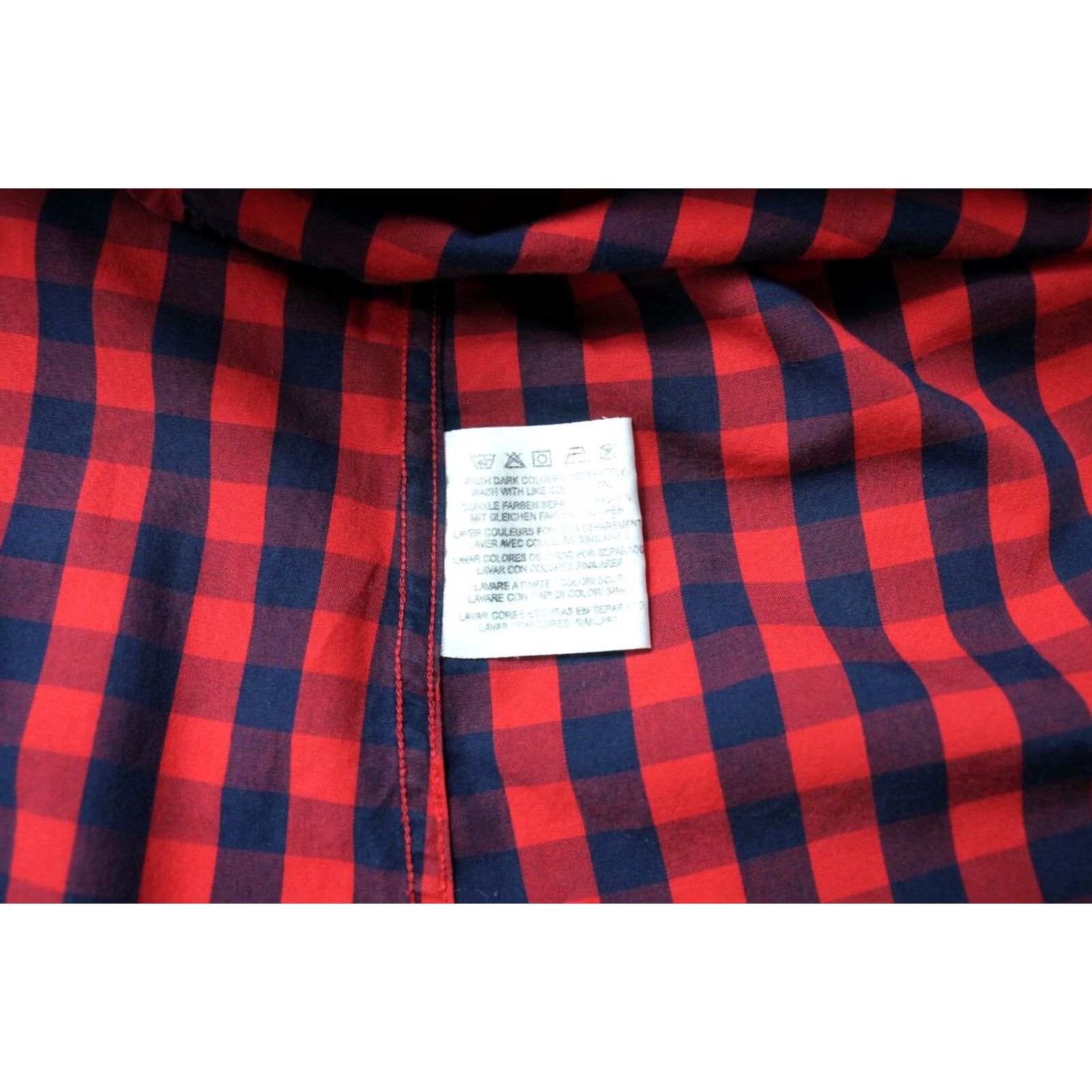 Gant GANT Rugger Shirt Men's LARGE Button-up Red Checked Long Sleeve Collared Size US L / EU 52-54 / 3 - 7 Thumbnail