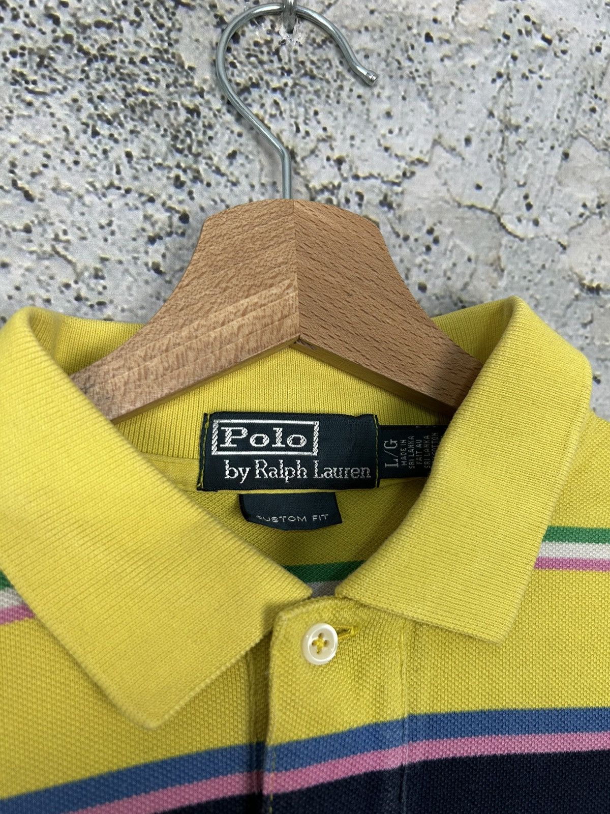 Polo Ralph Lauren Vintage Polo Ralph Lauren 90s Stripe Tee Designer Rap Skate Size US L / EU 52-54 / 3 - 5 Thumbnail