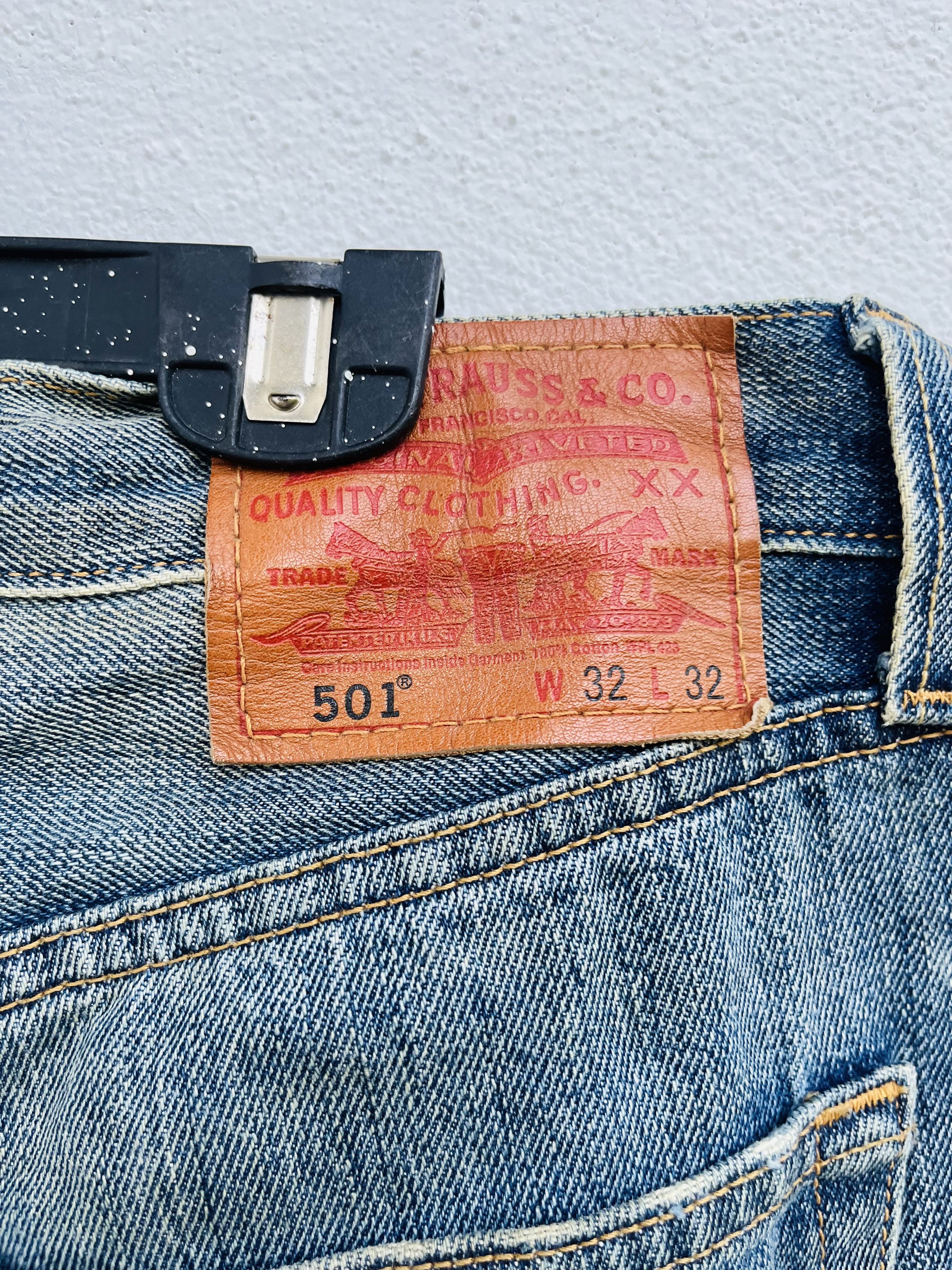 Japanese Brand × Vintage Vintage Levis Distressed Japanese Designer Fashion Style Size US 30 / EU 46 - 9 Thumbnail