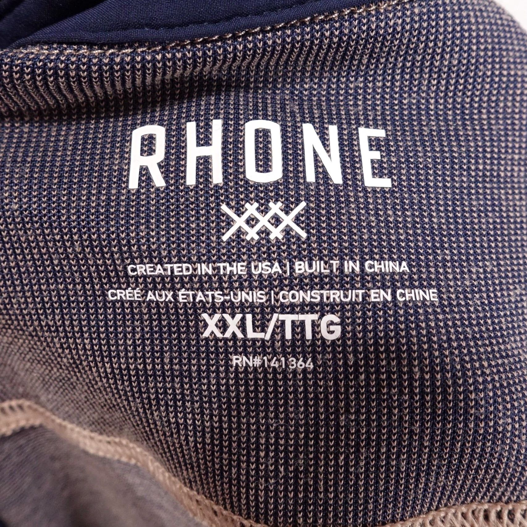 Rhone VINTAGE: No — Rhone Polo Shirt Mens 2XL Stretch Tencel Blend Performance Knit Casual Size US XXL / EU 58 / 5 - 6 Thumbnail