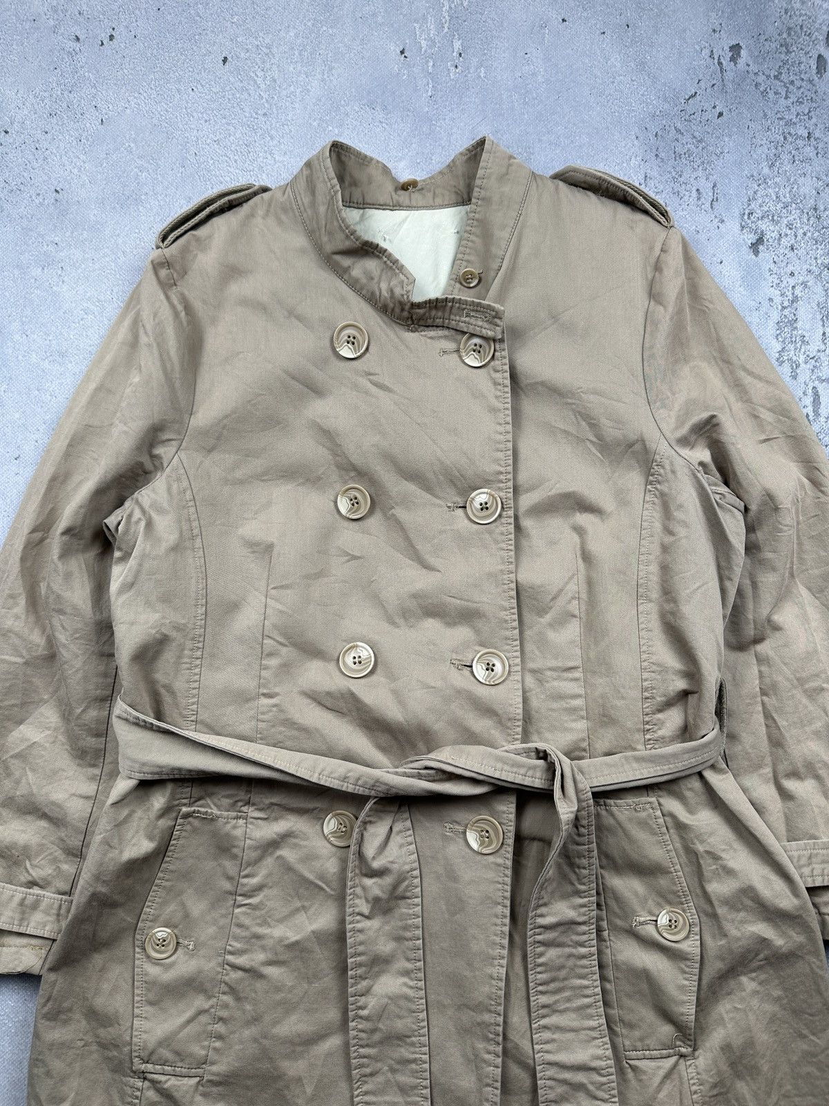 By Malene Birger By Malene Birger Vintage Trench Coat Belted Cotton Classic Size L / US 10 / IT 46 - 5 Thumbnail