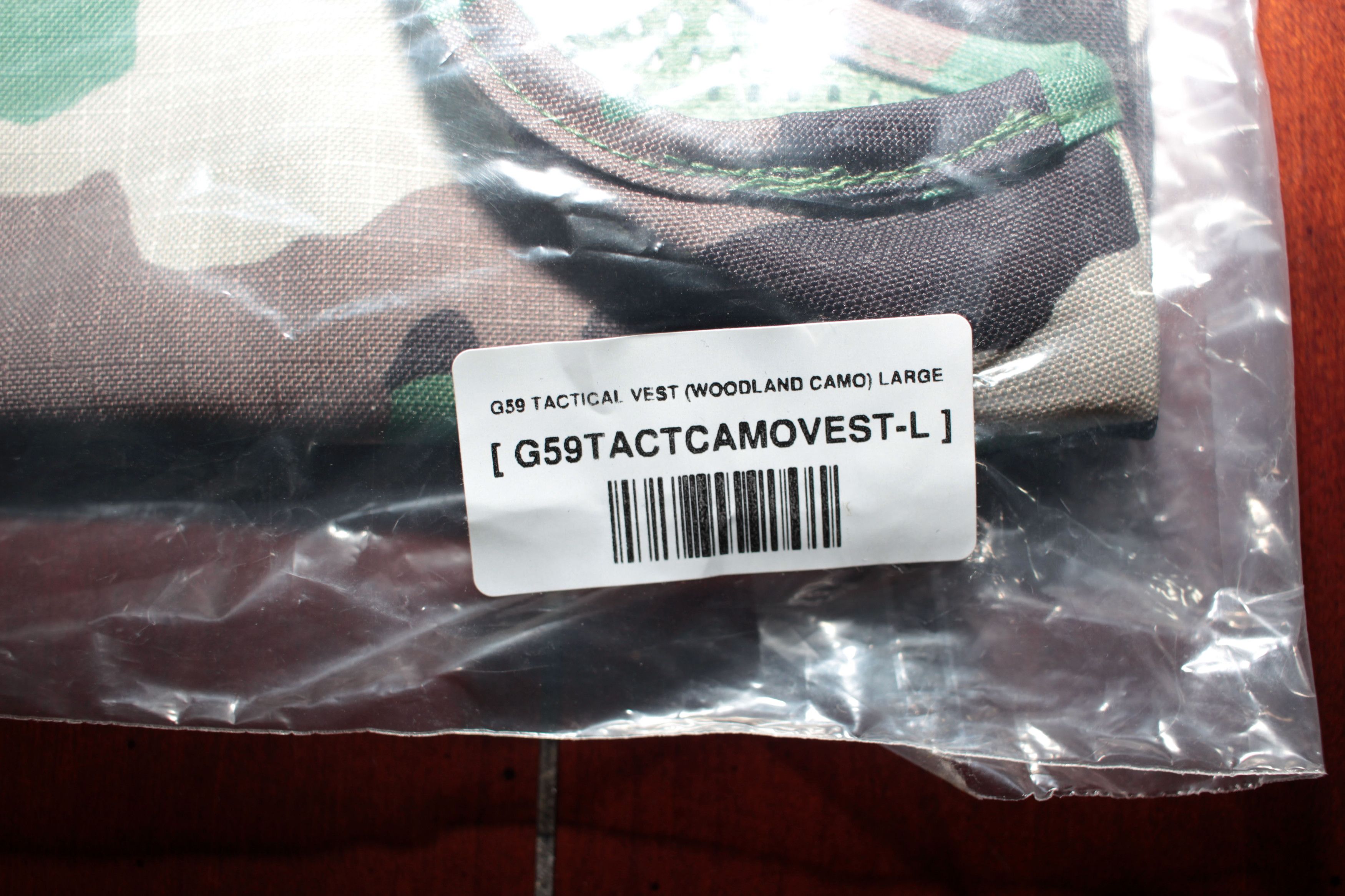 G59 Records G59 RECORDS - Tactical Vest (Woodland Camo) Size US L / EU 52-54 / 3 - 8 Thumbnail