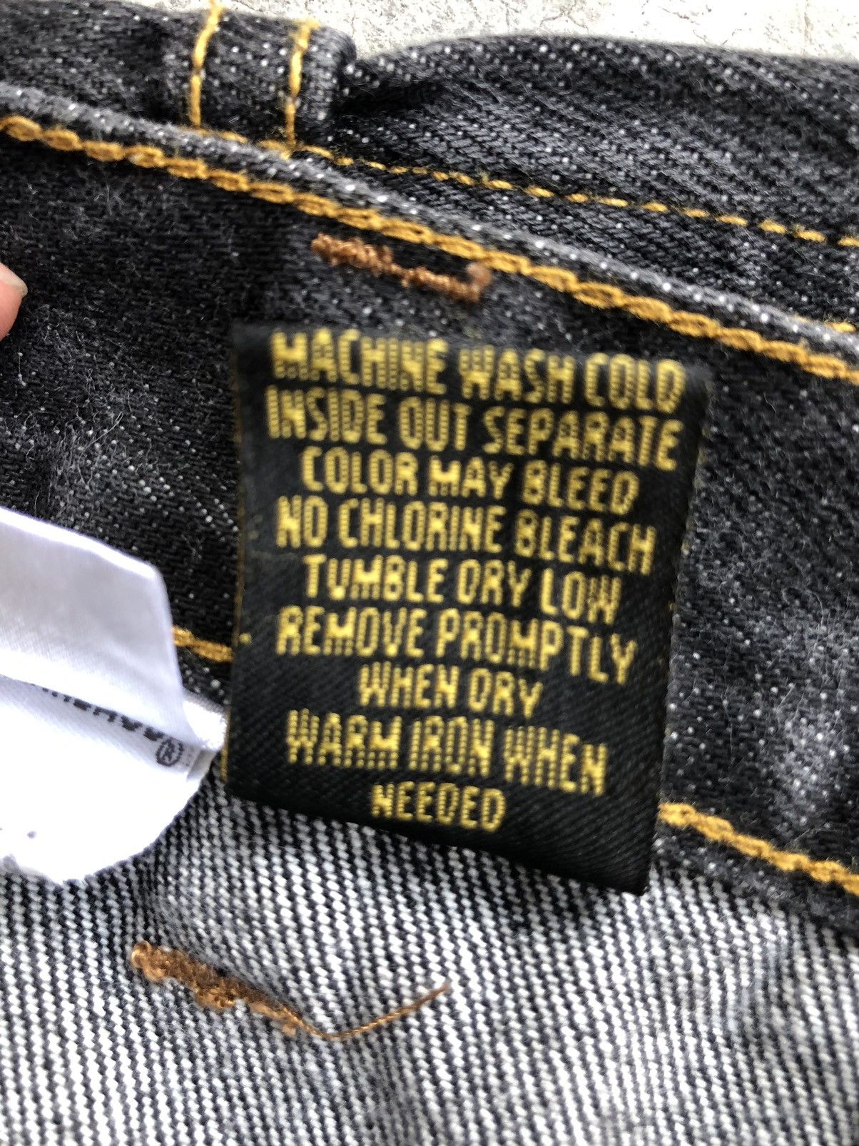 Marithe + Francois Girbaud Marithe Francois Girbaud Baggy Jeans Embroidered Logo Size US 29 - 21 Thumbnail