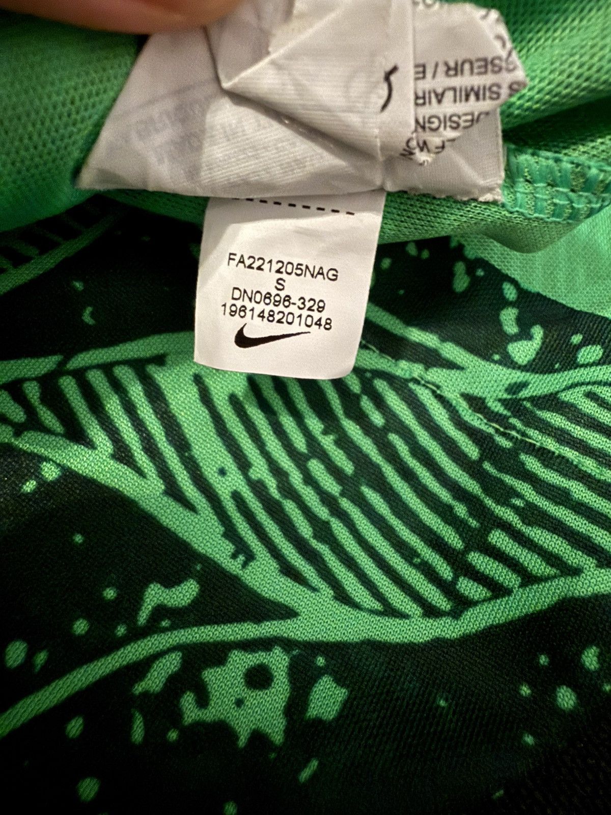 Nike Nigeria 2022 Home Jersey Nike Size S Size US S / EU 44-46 / 1 - 4 Thumbnail