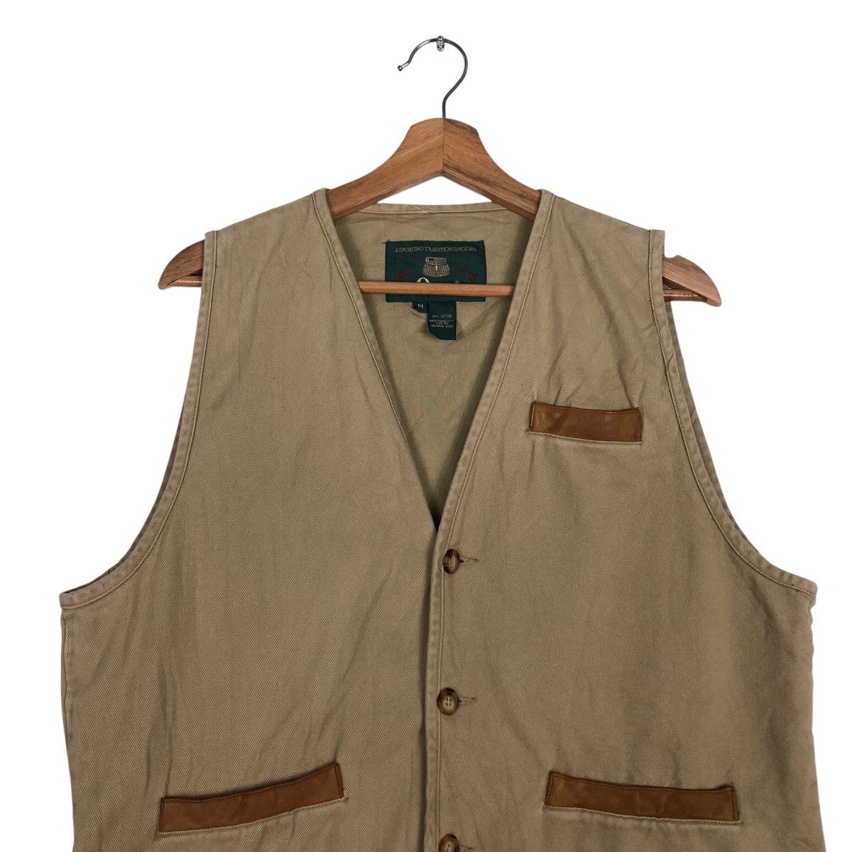 Japanese Brand 📌Vintage Utility Vest Orvis Multi Pocket Biker Wear Size US M / EU 48-50 / 2 - 4 Thumbnail