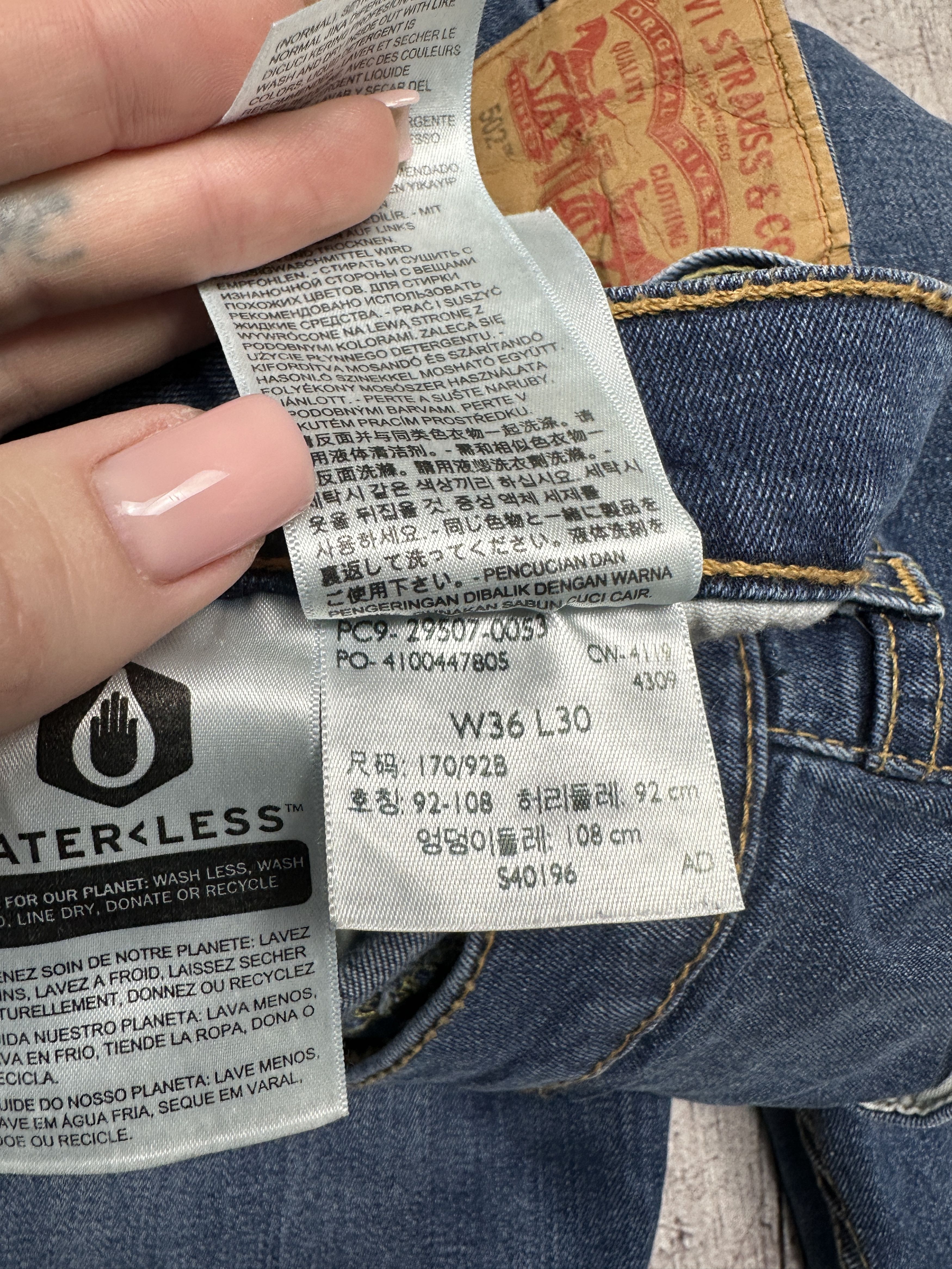 Levi's Levi's 501 Mens Denim Pants Jeans Size 34 x 32 Size US 34 / EU 50 - 12 Thumbnail