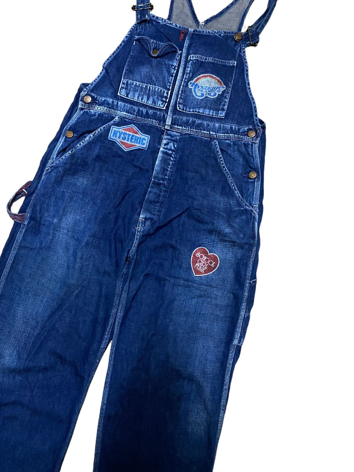 Hysteric Glamour 💥FinalDrop💥 Hysteric Glamour Indigo Blue Unisex Overalls Size US 35 - 2 Thumbnail