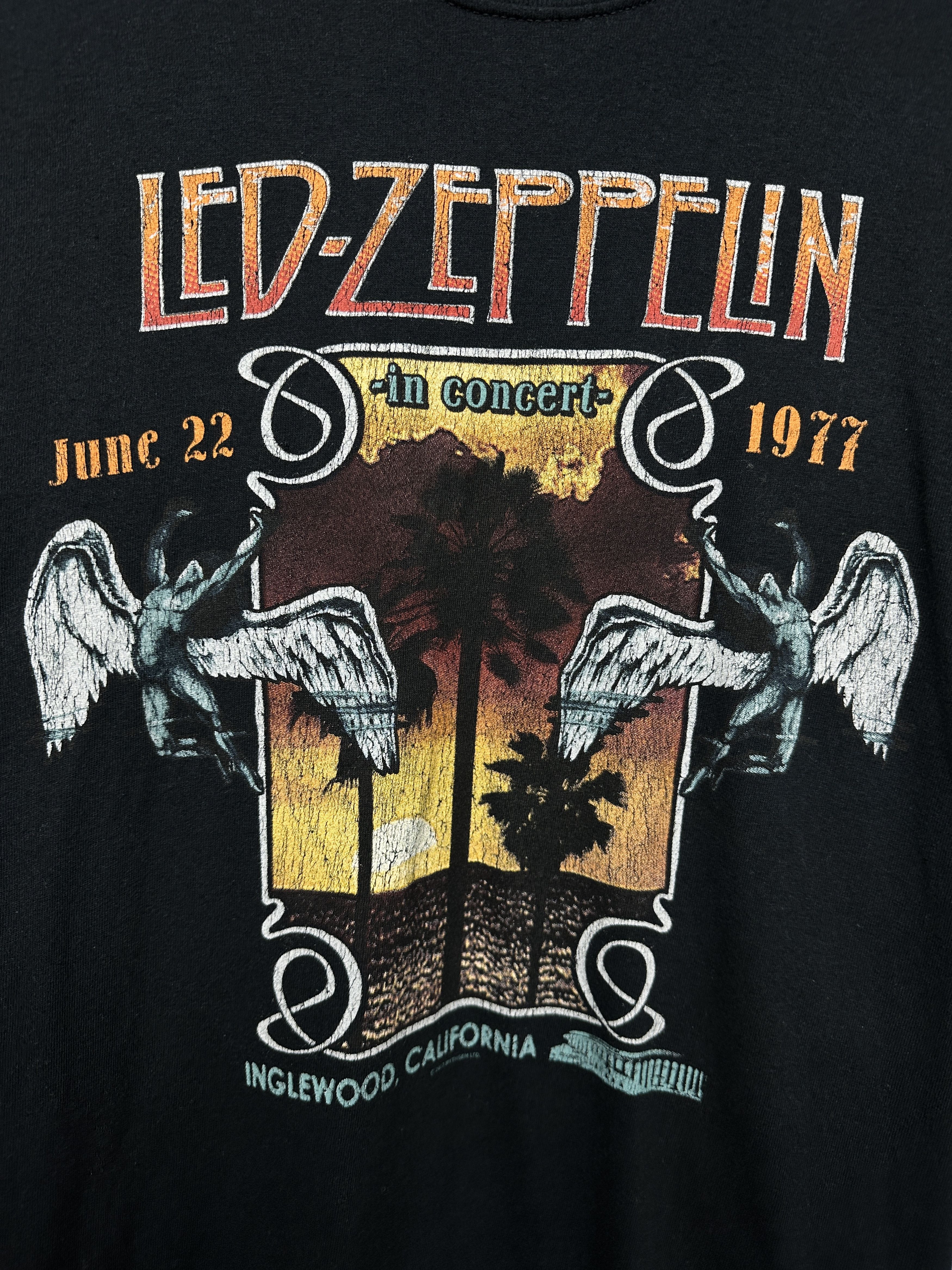 Led Zeppelin Led Zeppelin 2007 Vintage Mens Rock Band T-Shirt Size US XL / EU 56 / 4 - 3 Thumbnail