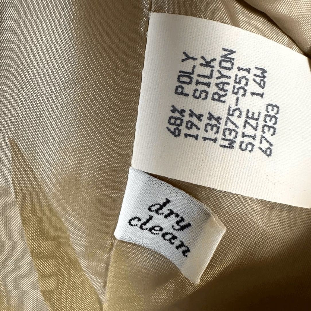 Pendleton Country Sophisticats Pendleton Silk Blend Blazer & Skirt Set Tan NWT 18W Women’s Plus Silk Blend Skirt Suit Tan Womens Size 40" / US 18 - 6 Thumbnail